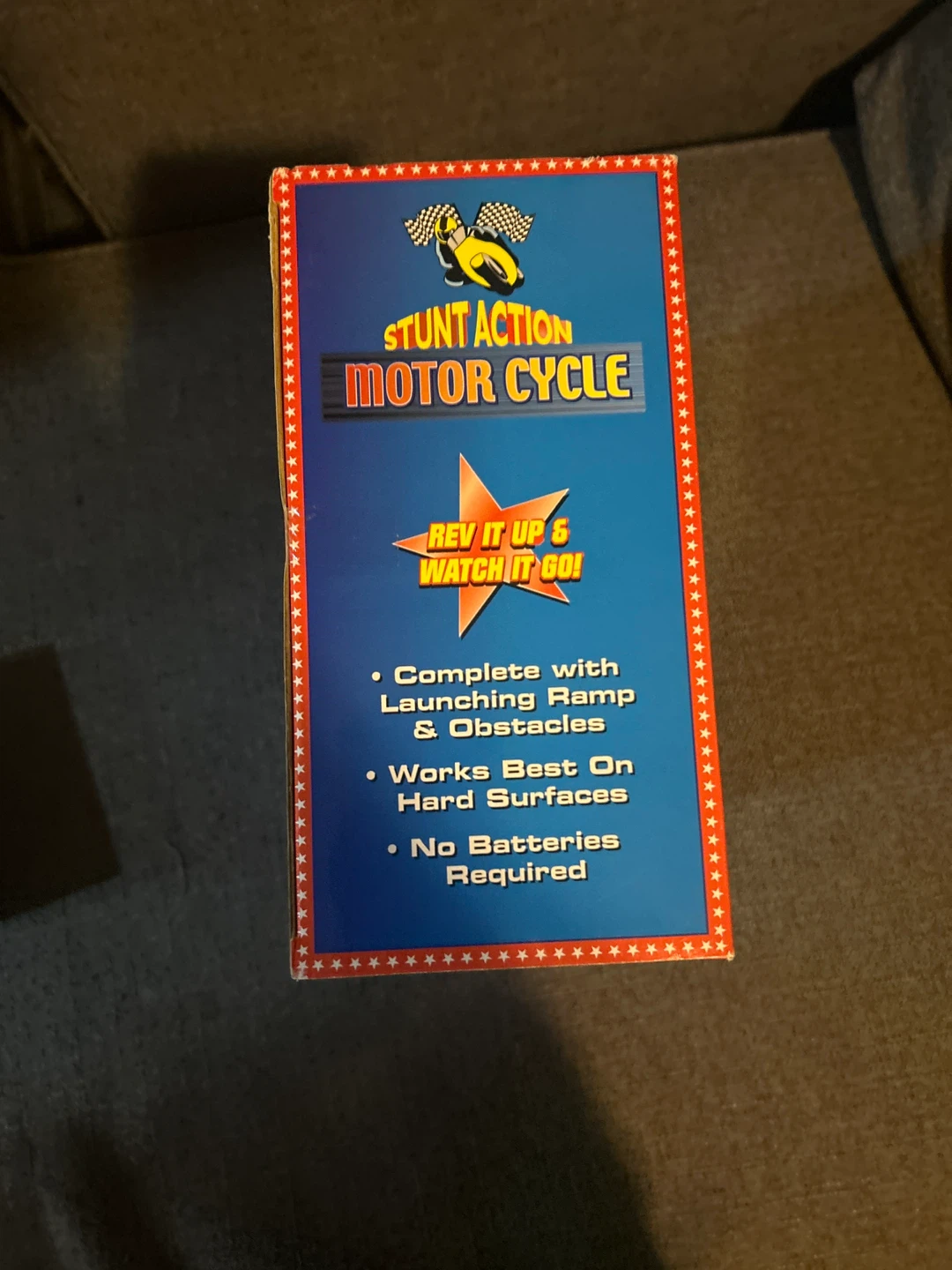 Stunt Action Motor Cycle Toy with Ramp & Obstacles