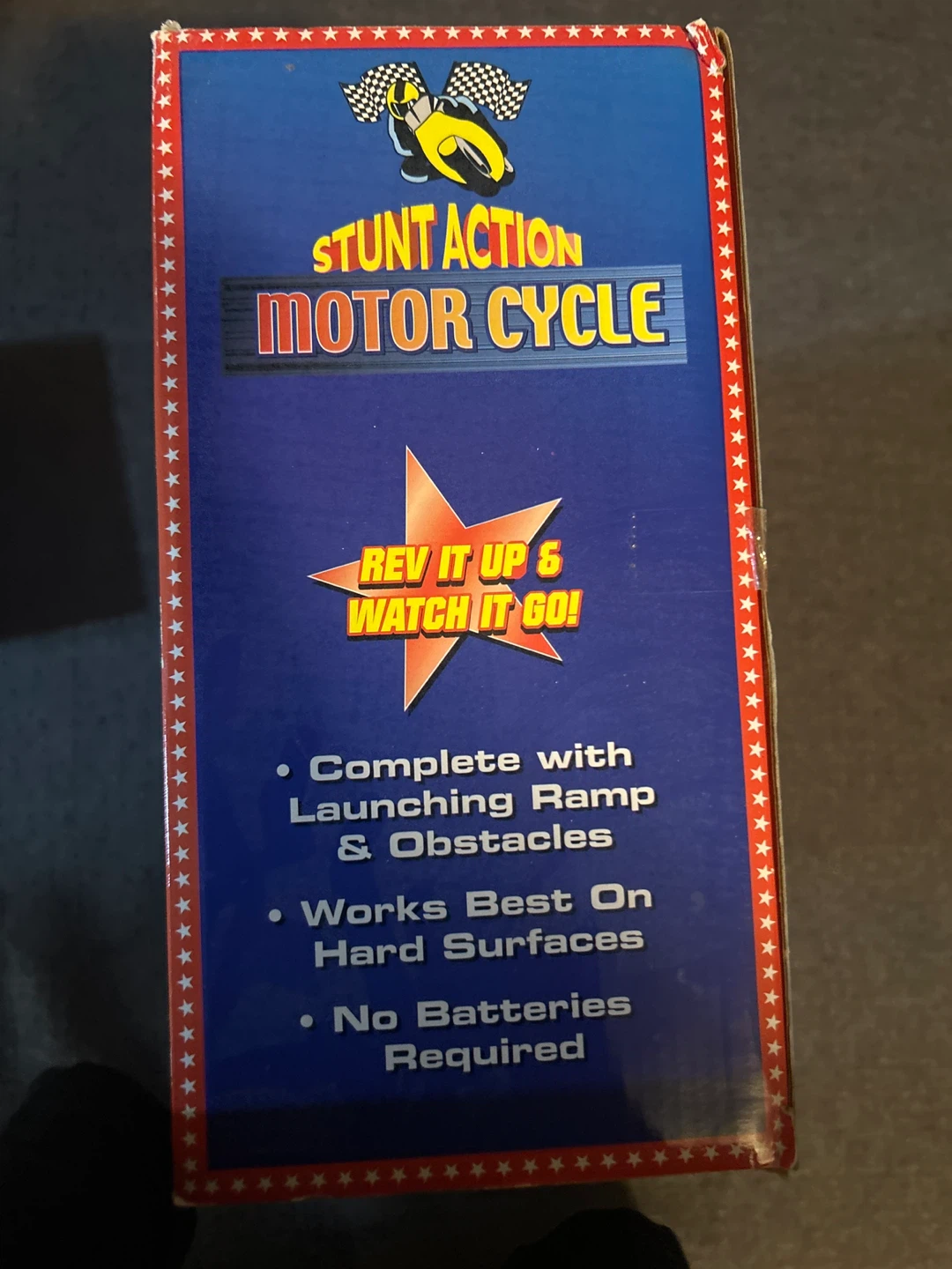 Stunt Action Motor Cycle Toy with Ramp & Obstacles - photo 3