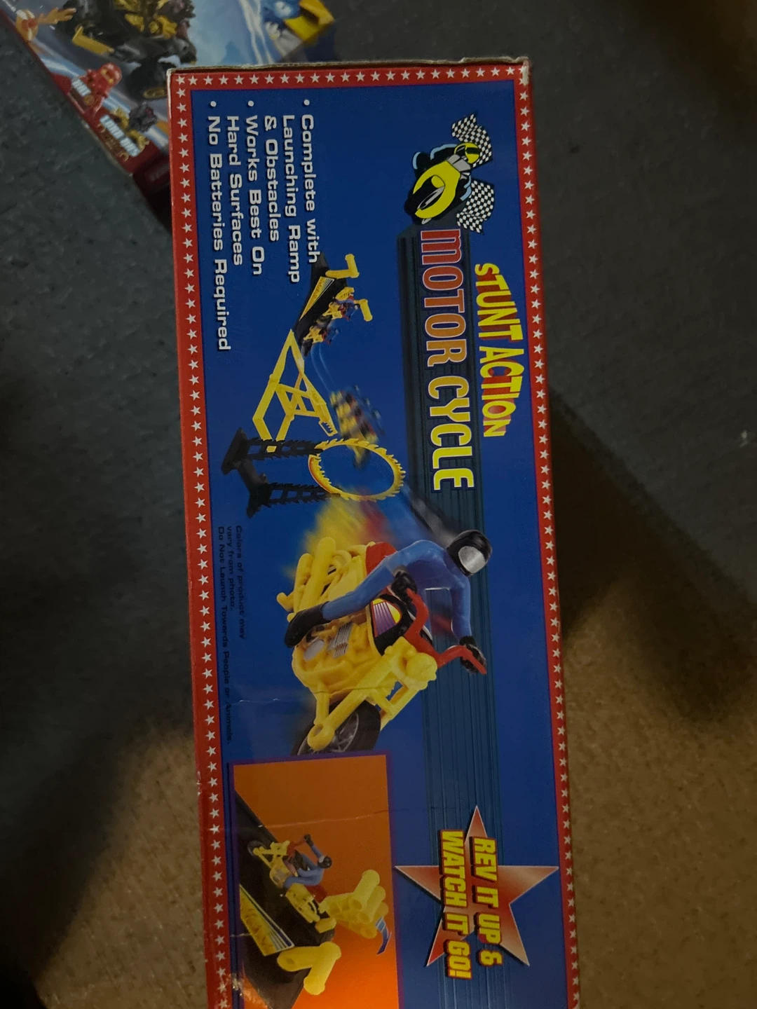 Stunt Action Motor Cycle Toy with Ramp & Obstacles - photo 5