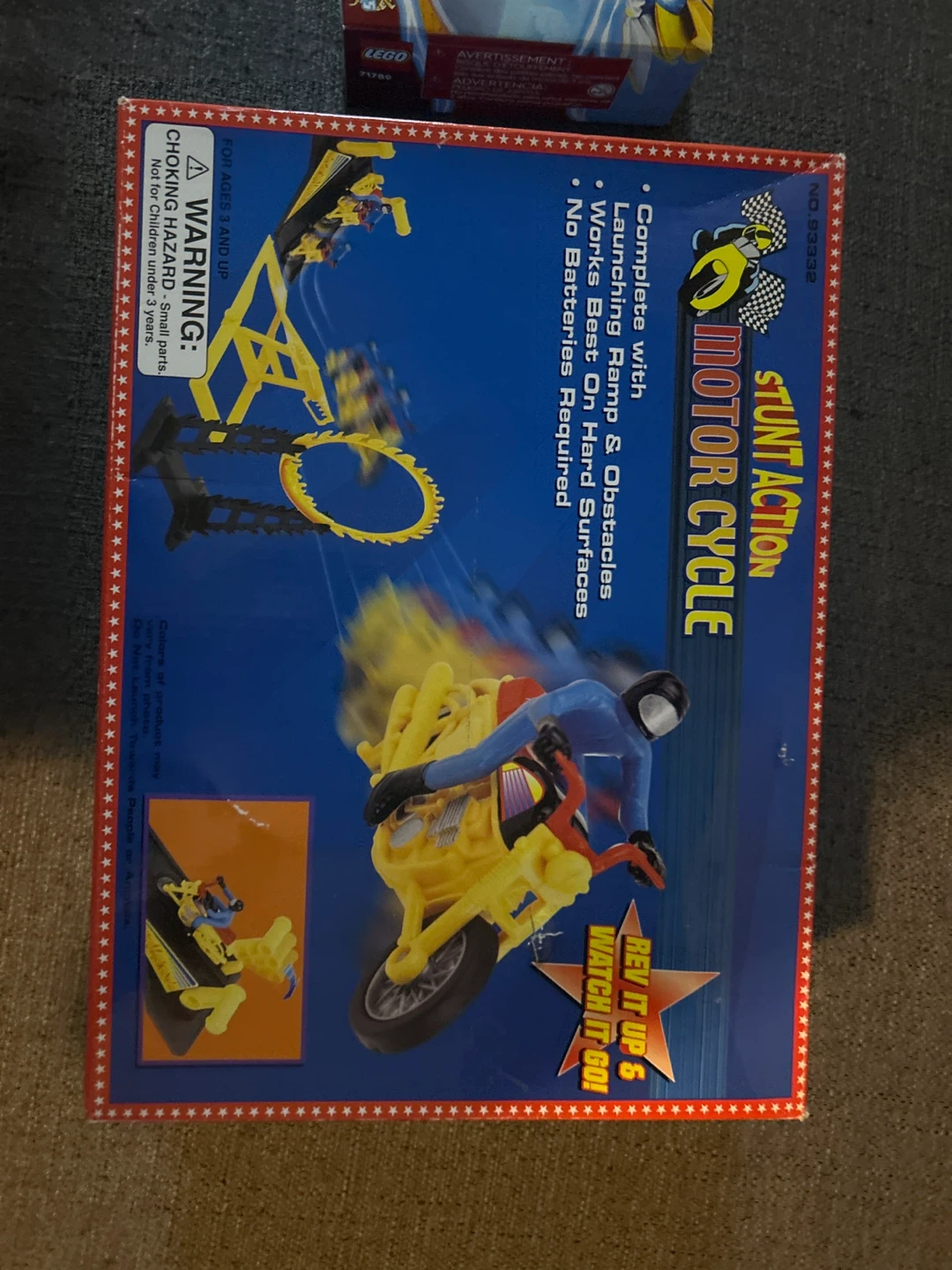 Stunt Action Motor Cycle Toy with Ramp & Obstacles - photo 4