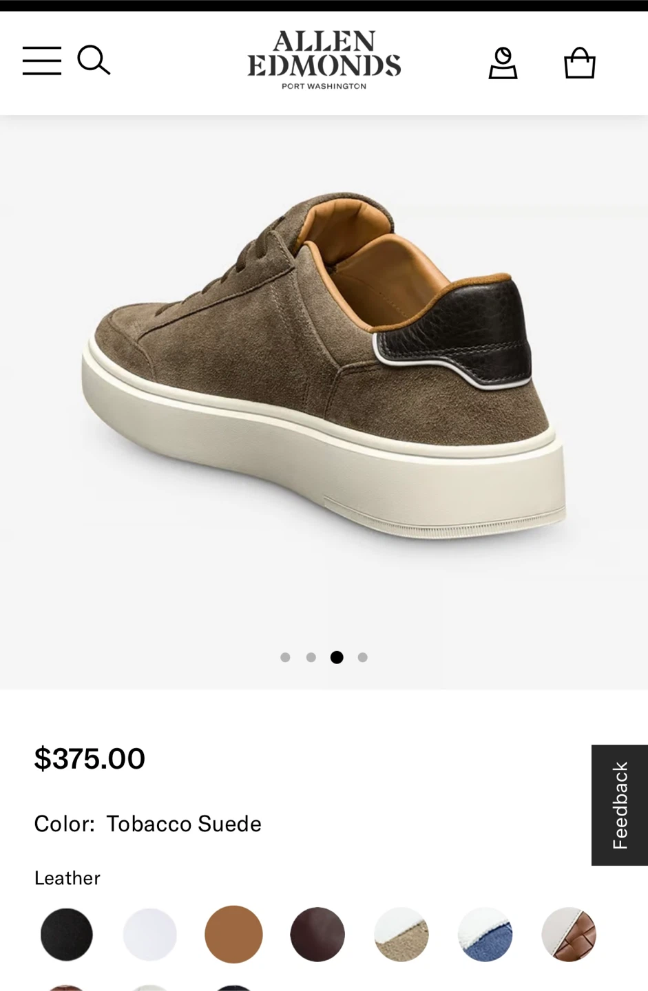 Allen Edmonds Suede Sneakers - photo 2