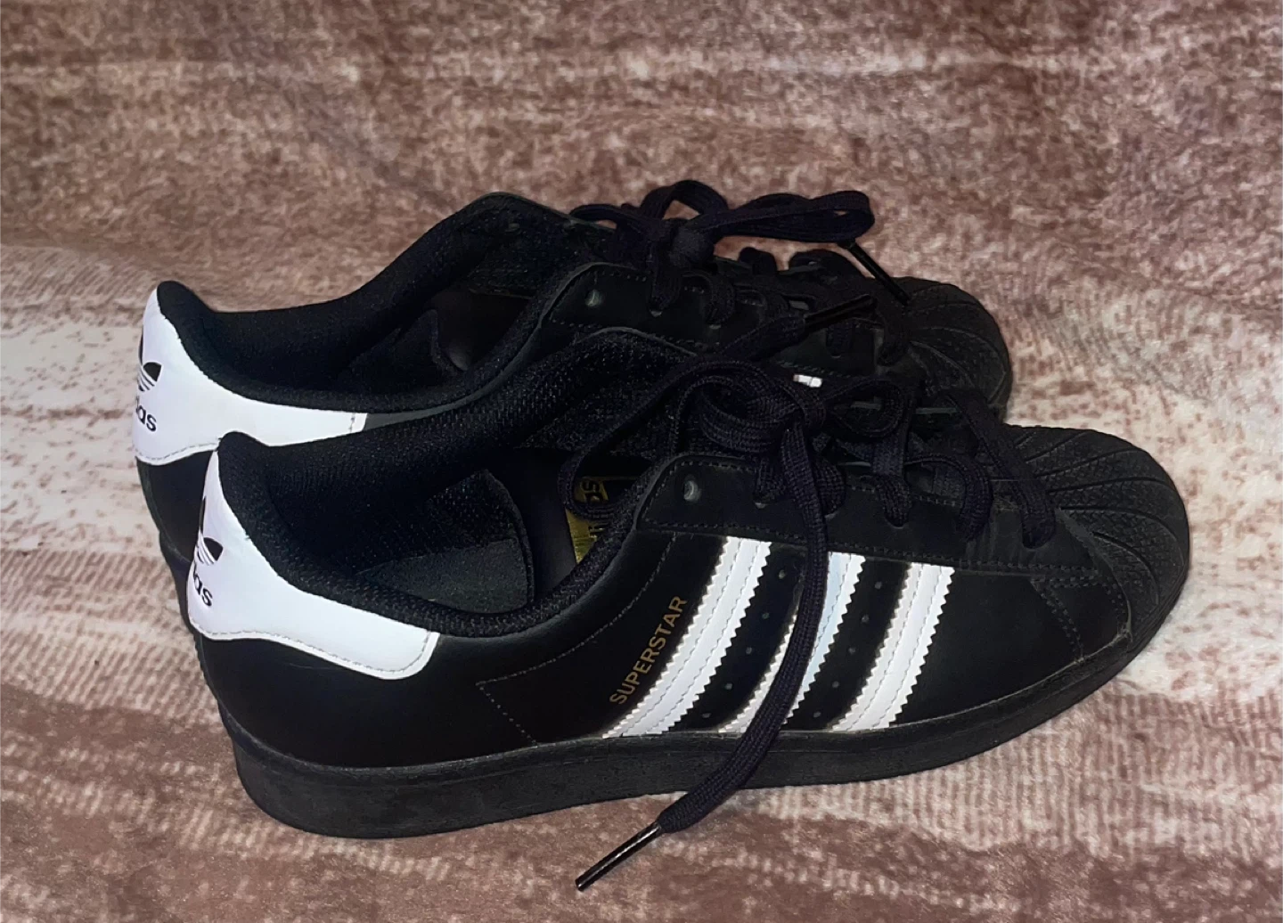 Adidas Superstar Black White Sneakers - photo 4