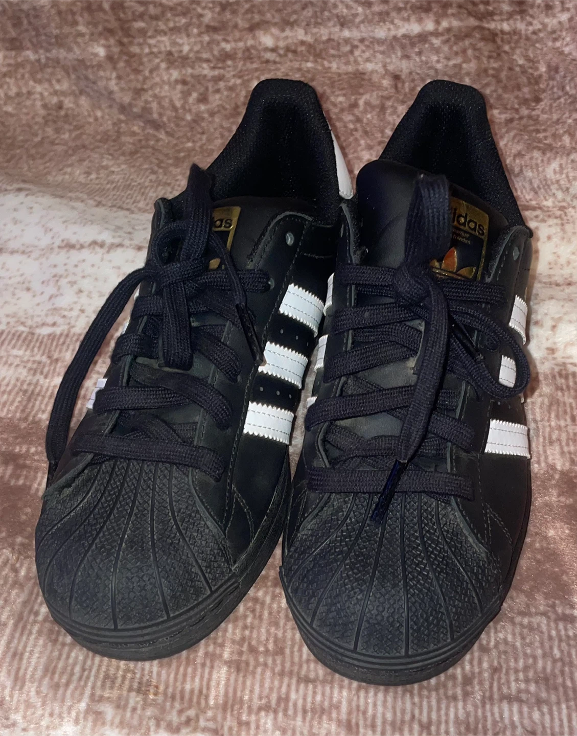 Adidas Superstar Black White Sneakers