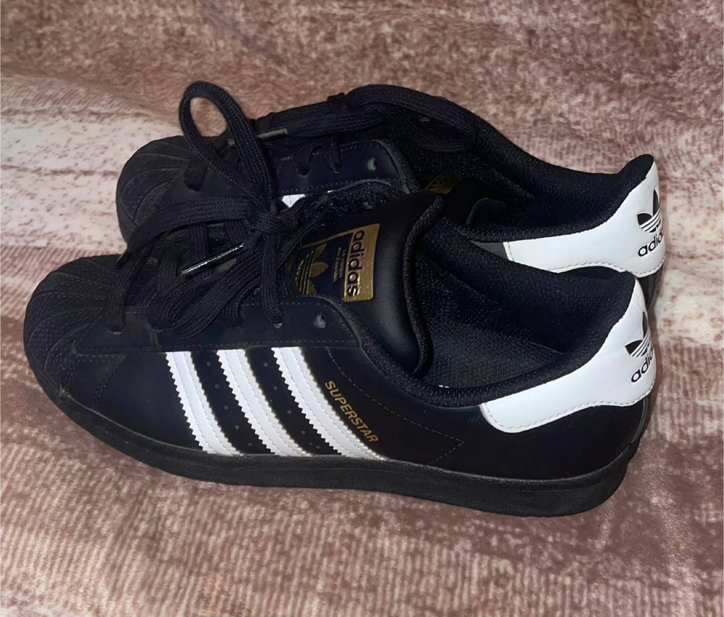 Adidas Superstar Black White Sneakers - photo 2