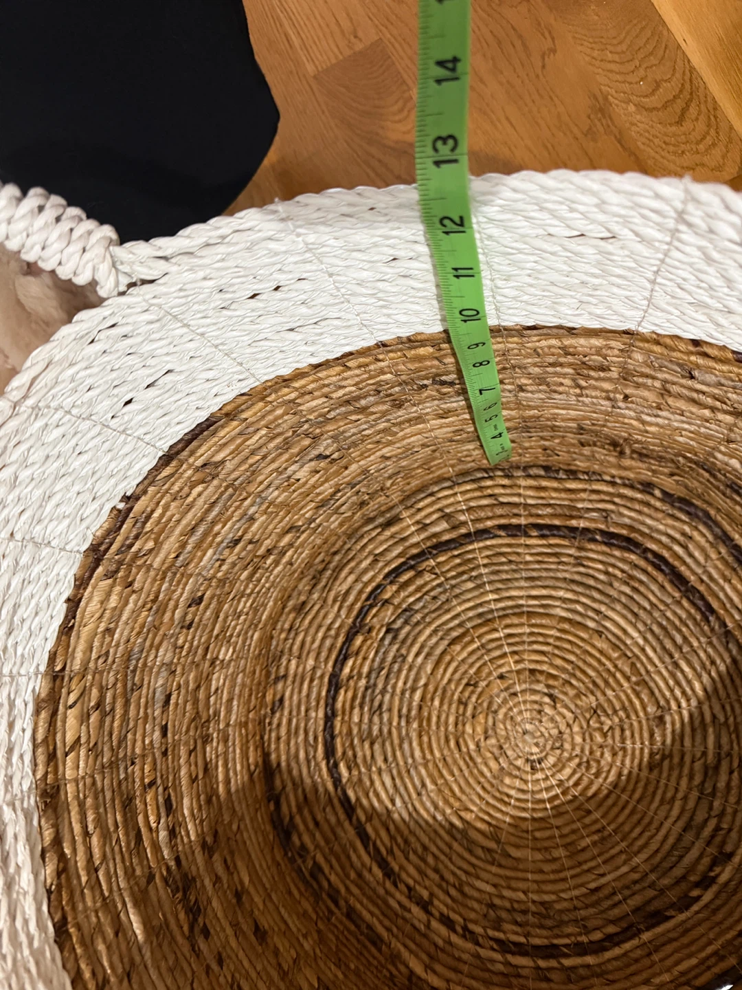 Woven Storage Basket with Handles - photo 2