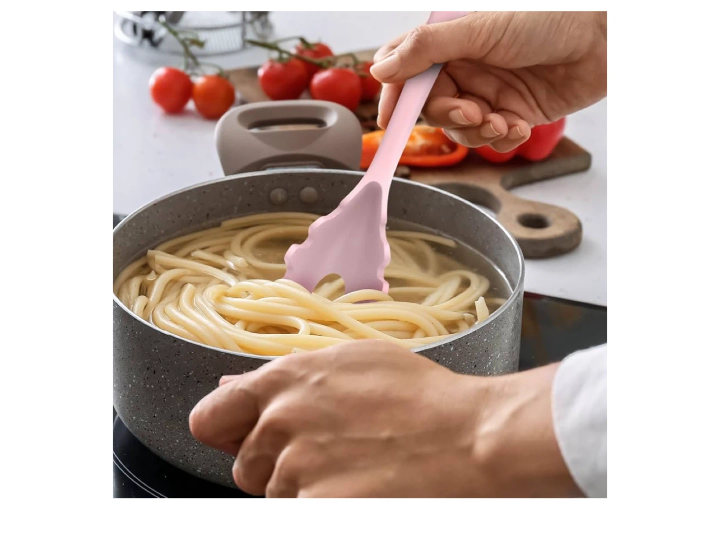 15-Piece Pink Silicone Kitchen Utensil Set - photo 5
