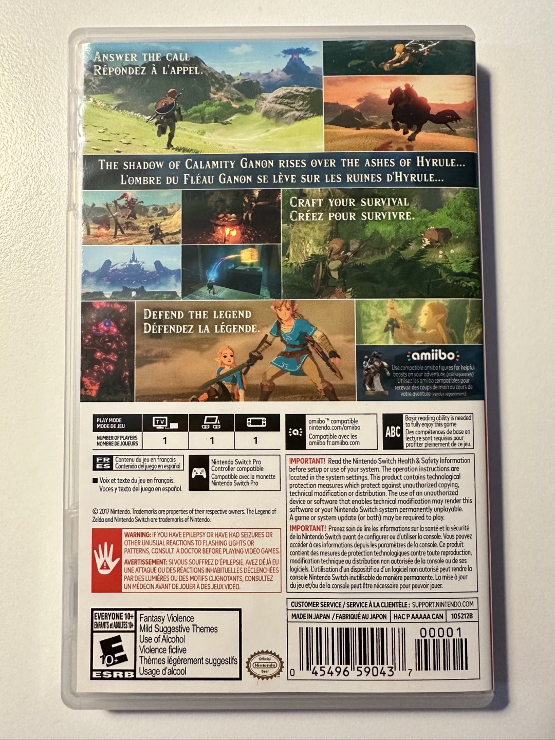 Legend of Zelda: Breath of the Wild (Nintendo Switch) - photo 5