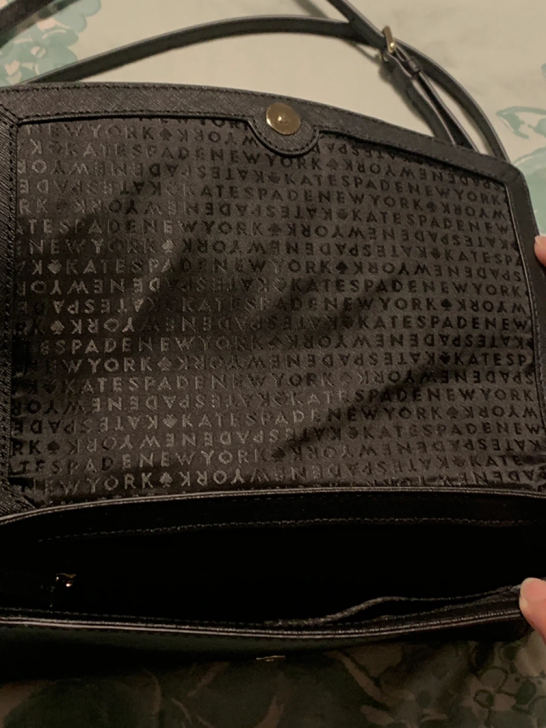 Kate Spade Black Leather Crossbody Purse - photo 2