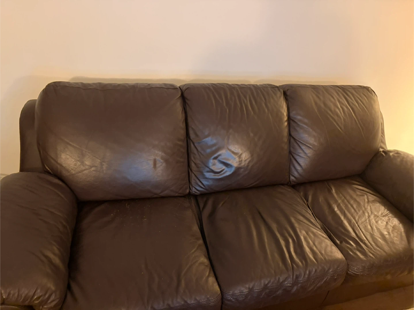 Brown Leather Sofa Set Need Gone Asap!!!