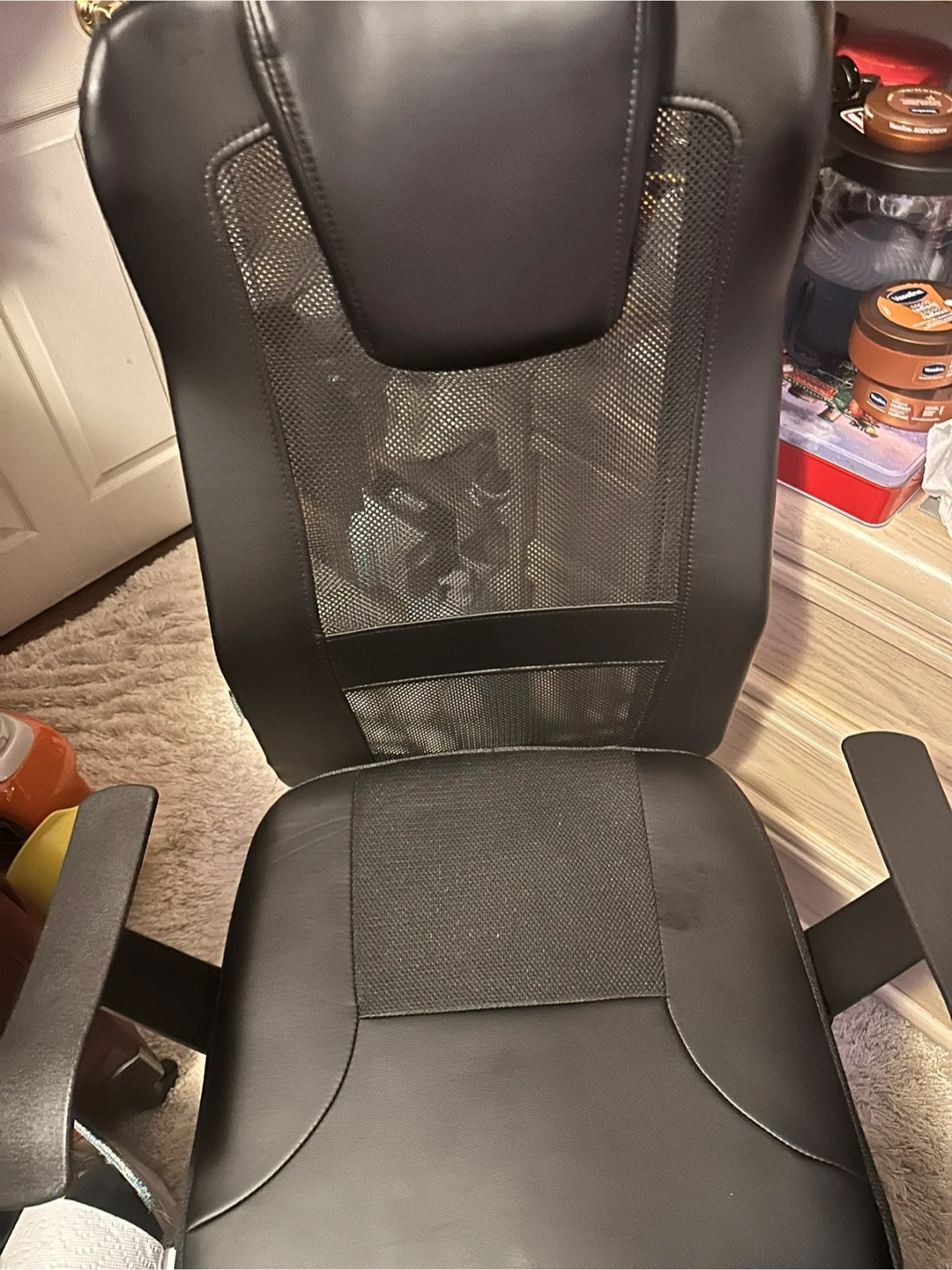 Black Ergonomic Office Chair with Mesh Back