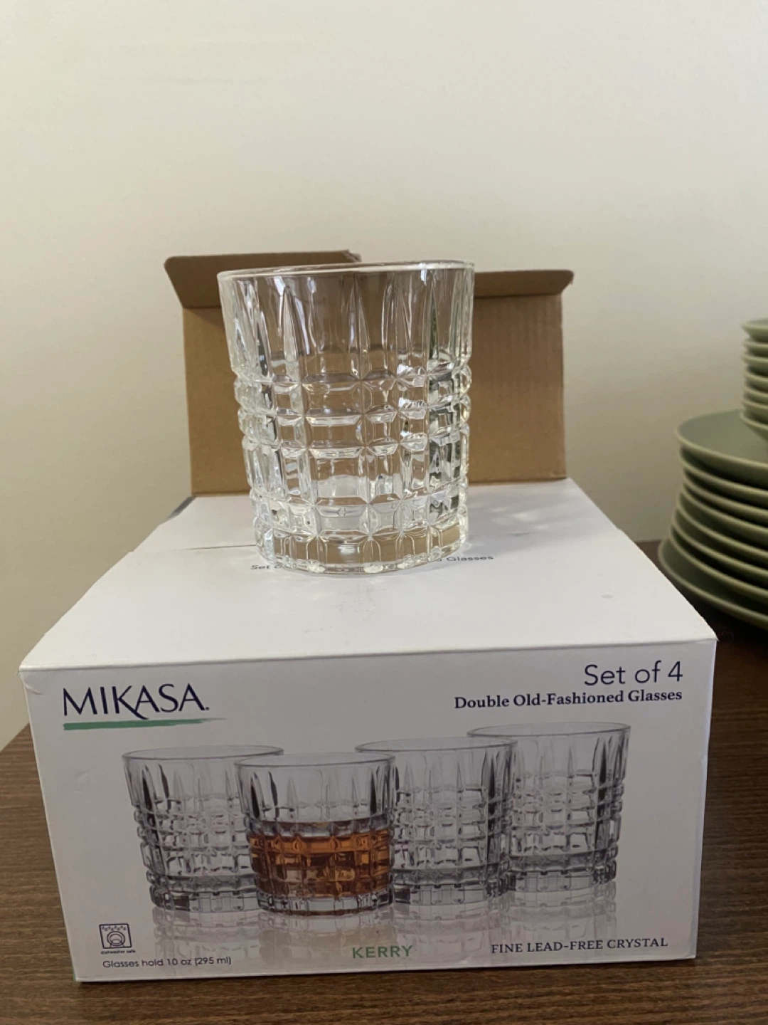 Mikasa Kerry Double Old-Fashioned Glasses - Set of 4