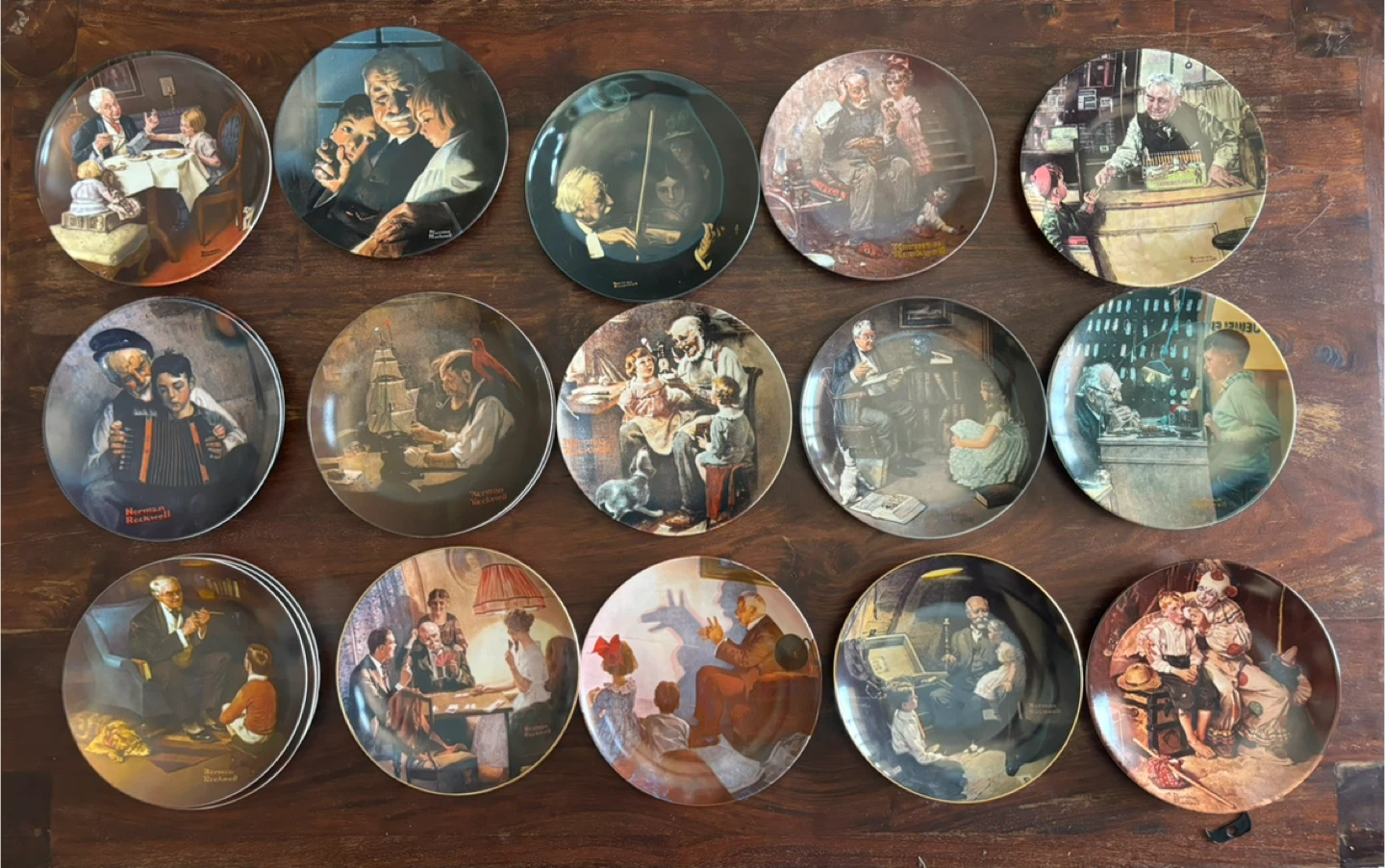 Collection of 40 Norman Rockwell Collector Plates - photo 3