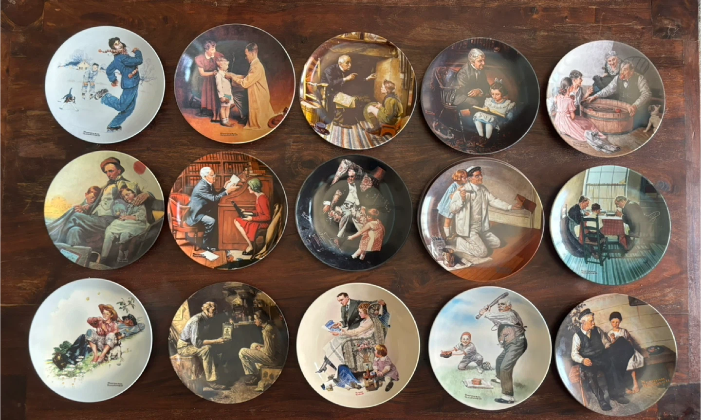 Collection of 40 Norman Rockwell Collector Plates - photo 2