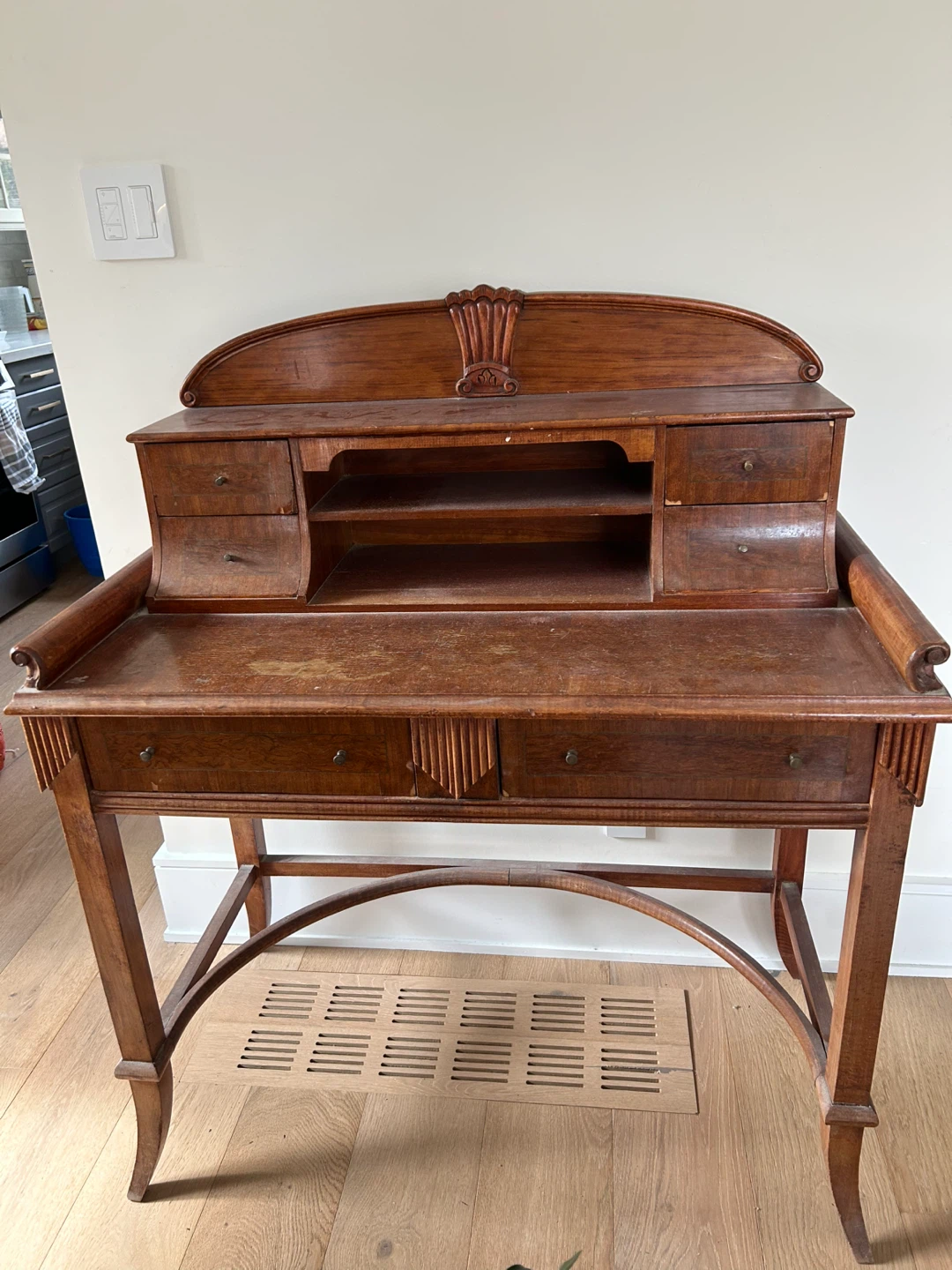 Antique Wooden Secretary Desk