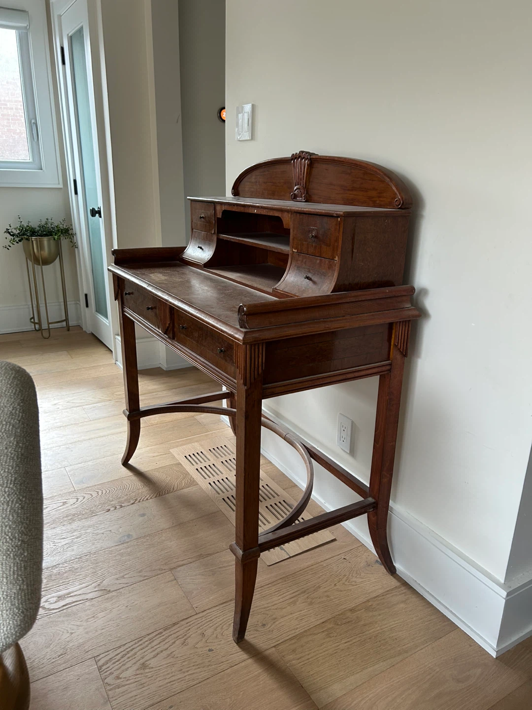 Antique Wooden Secretary Desk - photo 3