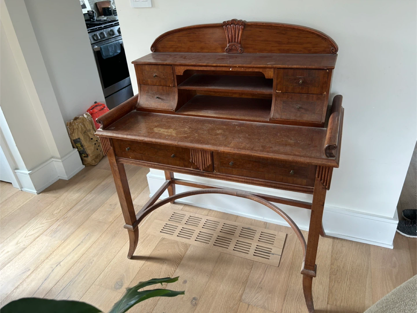Antique Wooden Secretary Desk - photo 2