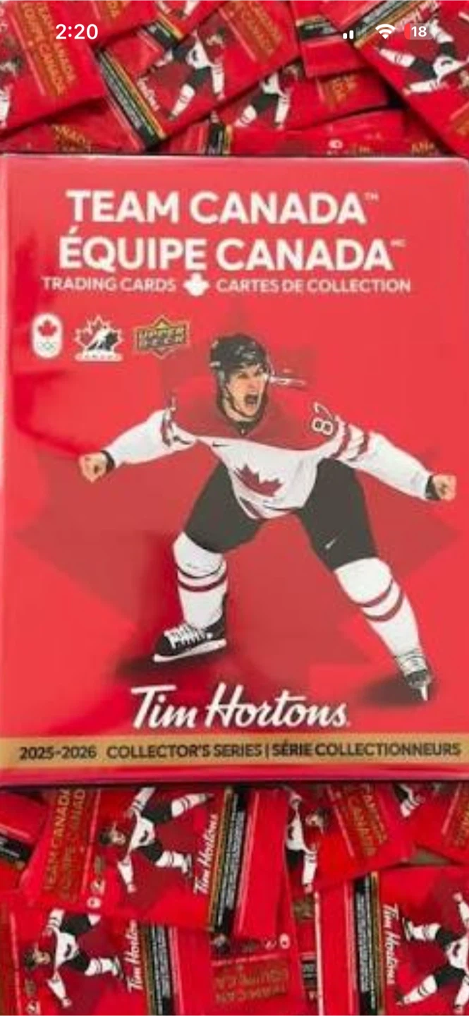 Olympic Tim Hortons Hockey Card Collection