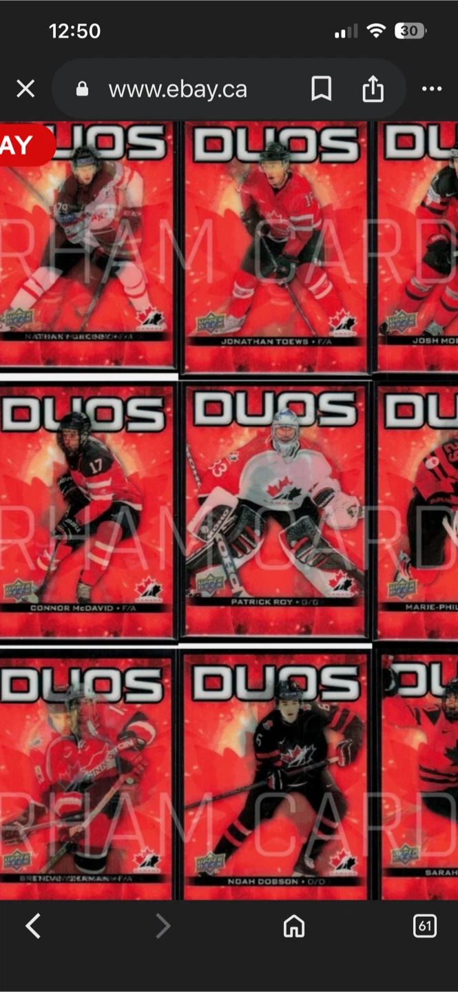 Olympic Tim Hortons Hockey Card Collection - photo 3