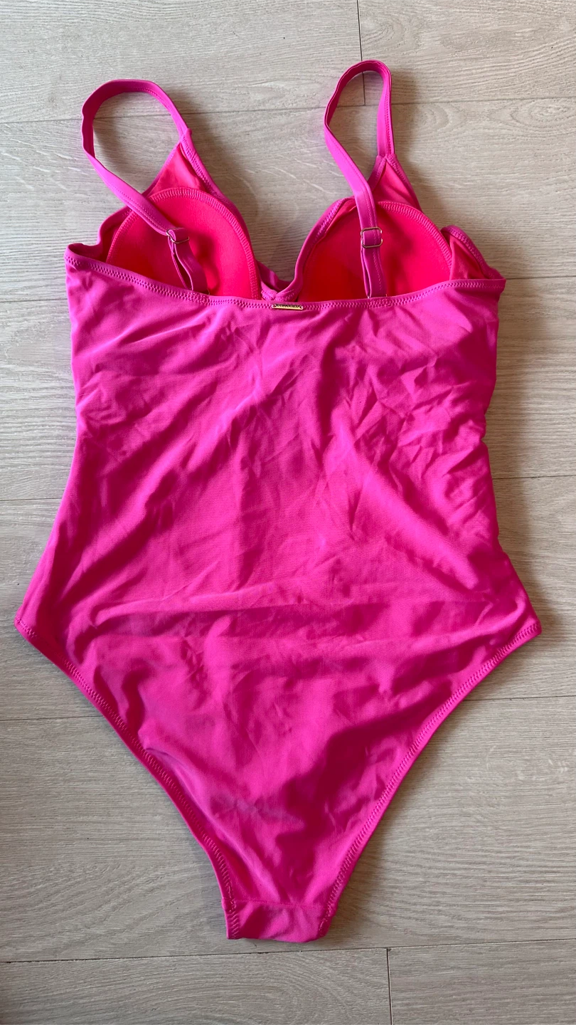 Women's Pink One-Piece Swimsuit - Size M - New - photo 2