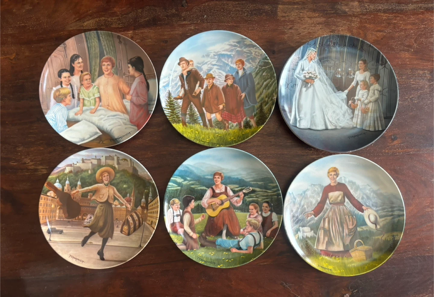 The Sound of Music Collector's Plates (Set of 6)