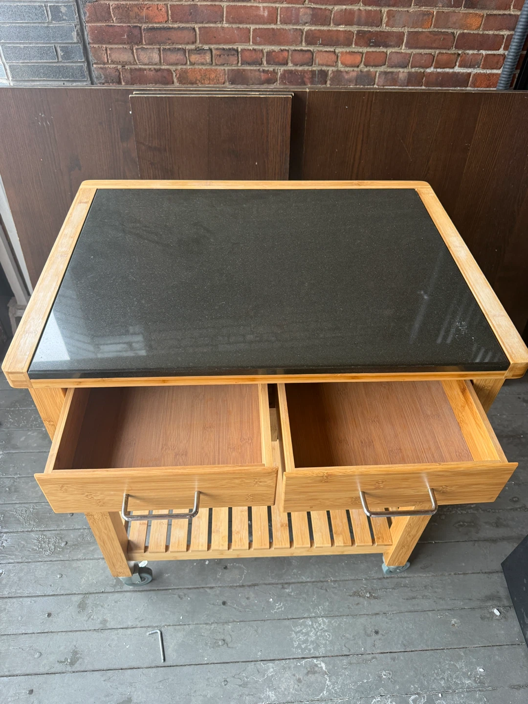 Bamboo Kitchen Cart - photo 3