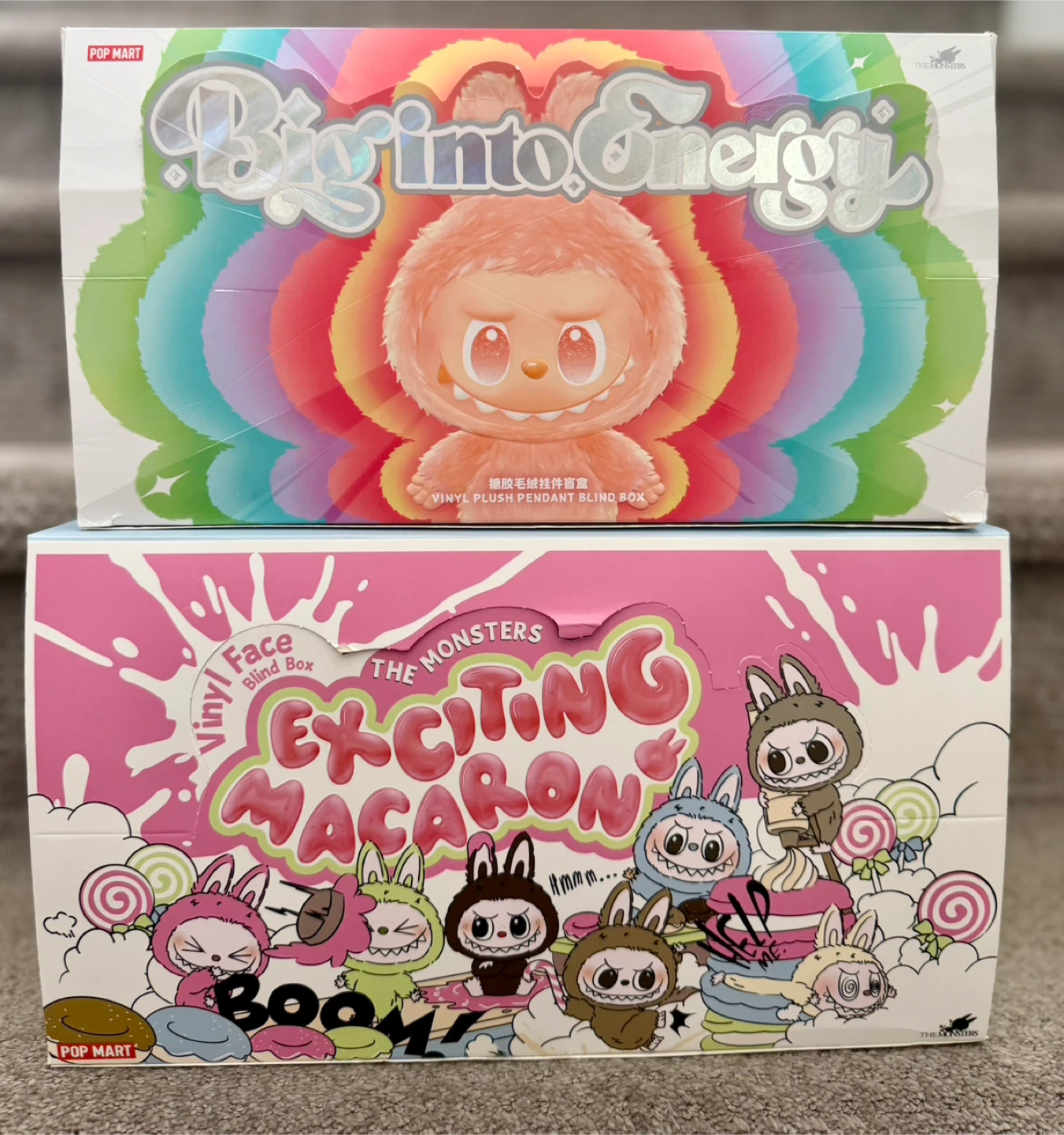 Authentic Pop Mart Big Into Energy & Exciting Macaron Blind Box