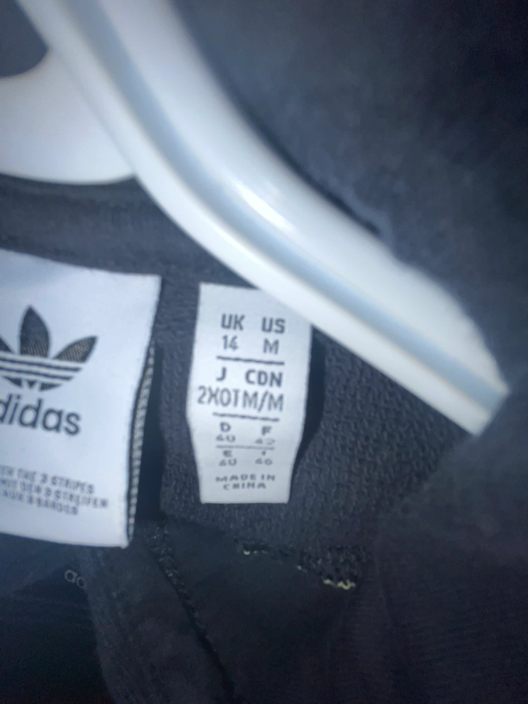Adidas Colour Block Hoodie Size M - photo 3