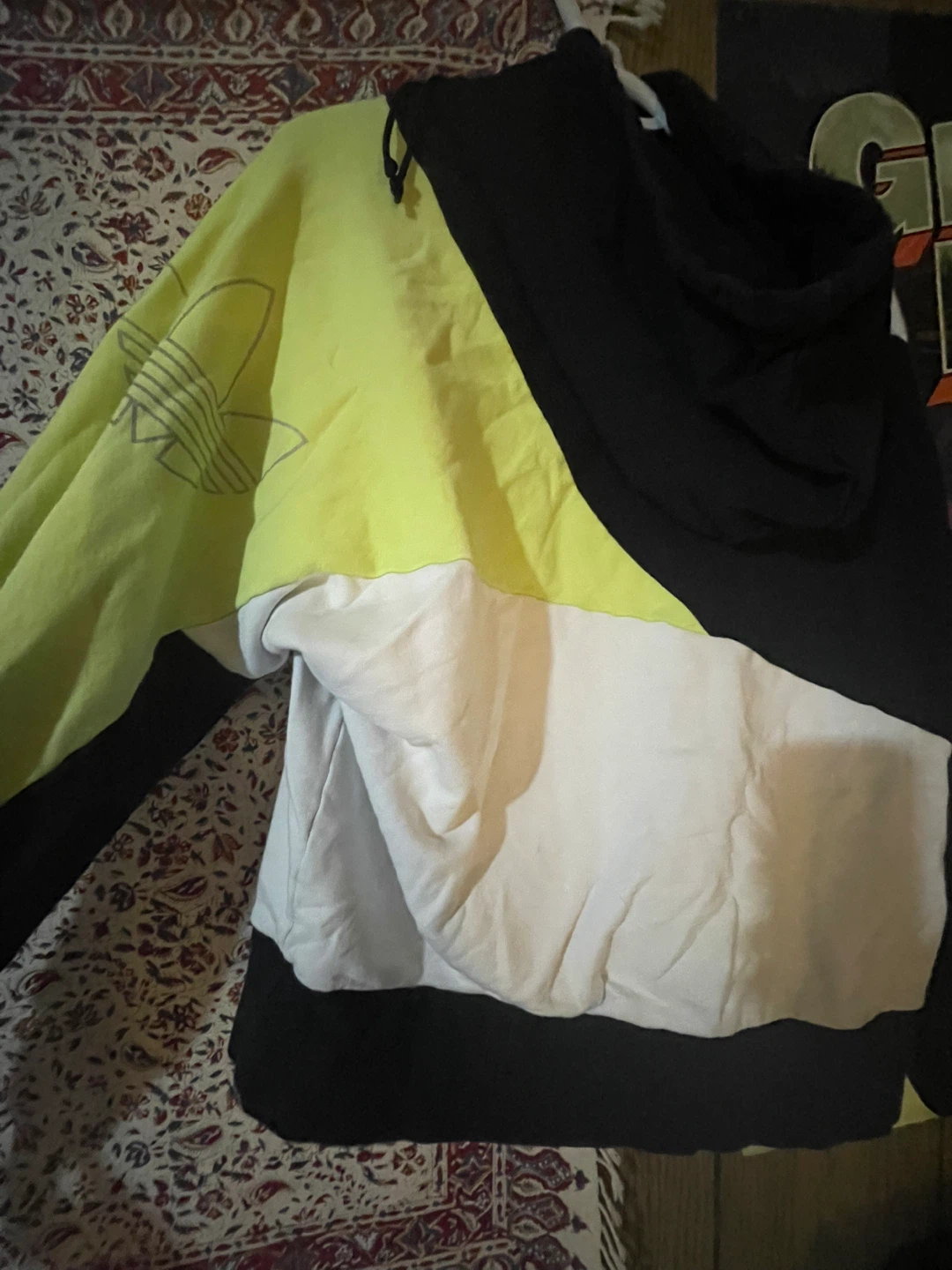 Adidas Colour Block Hoodie Size M - photo 2