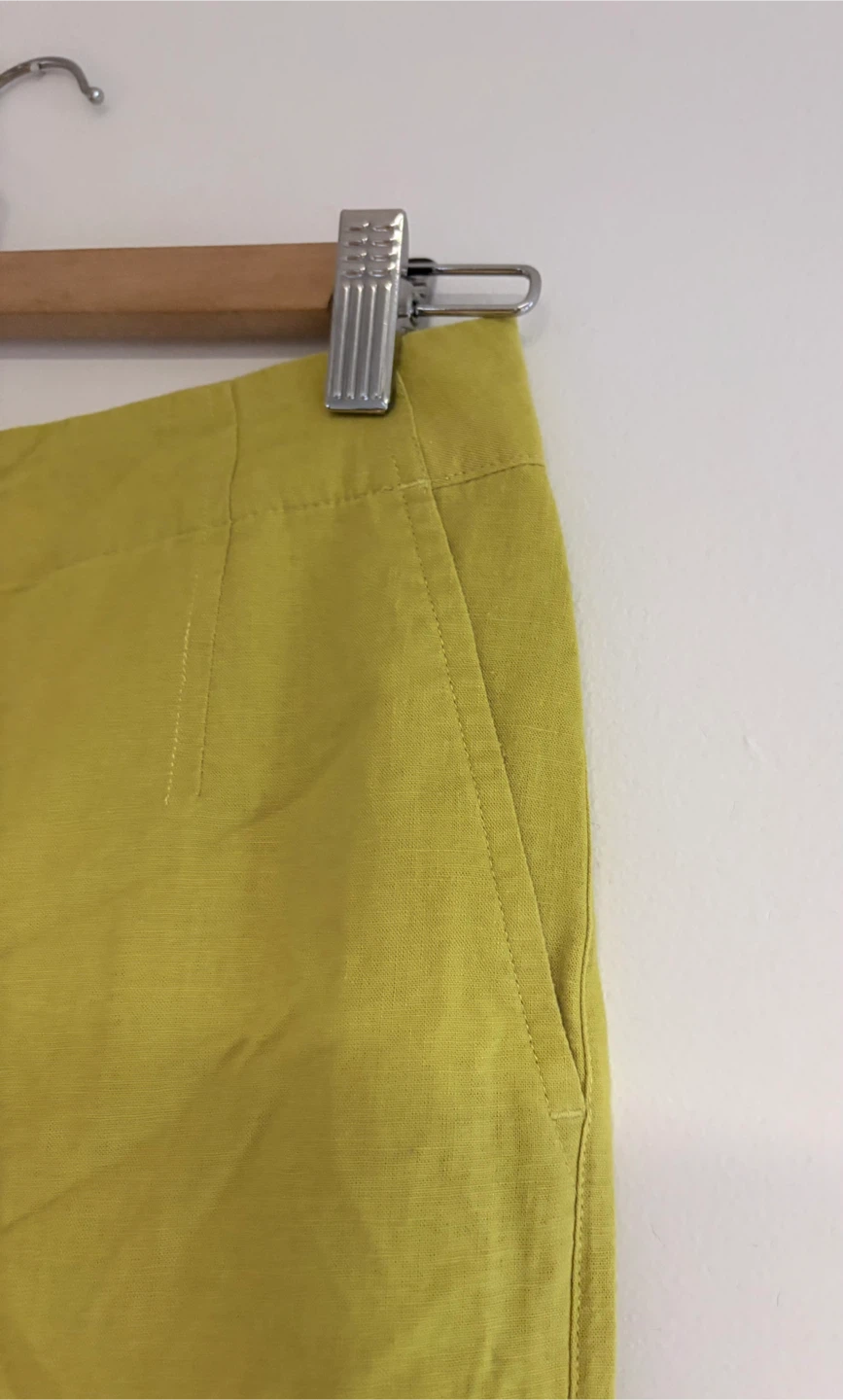 Linen Cropped Pants (petite) - photo 2