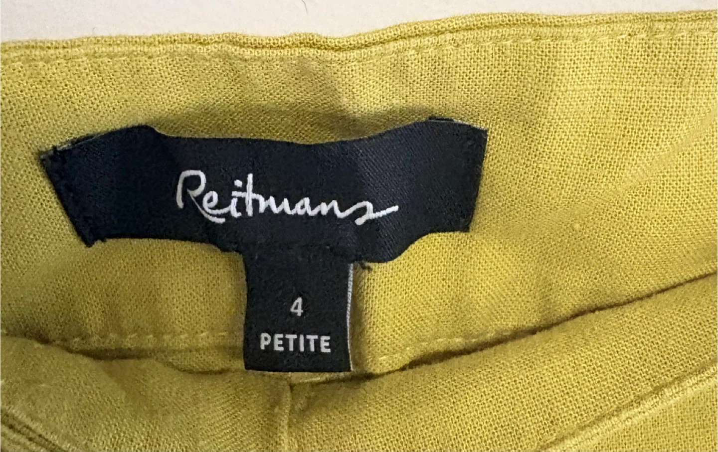 Linen Cropped Pants (petite) - photo 4