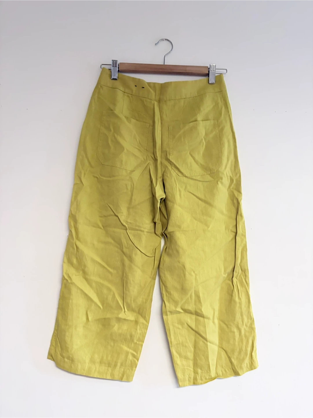 Linen Cropped Pants (petite) - photo 3