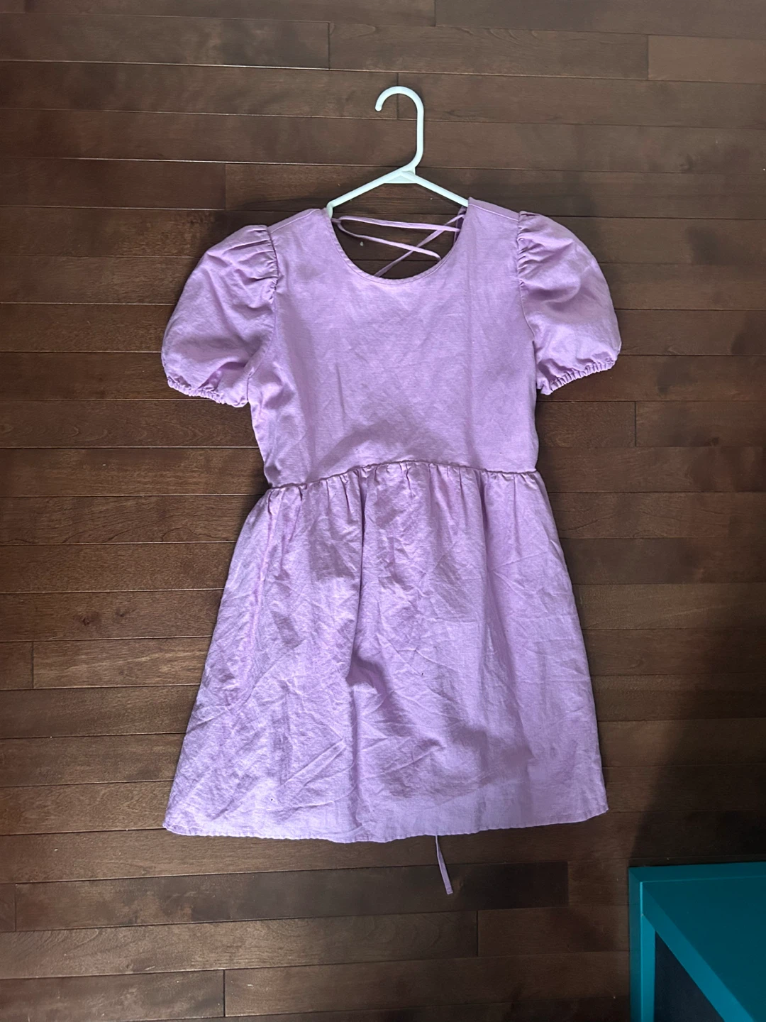 Sunday Best Lilac Puff Sleeve Dress XS and matching under shorts