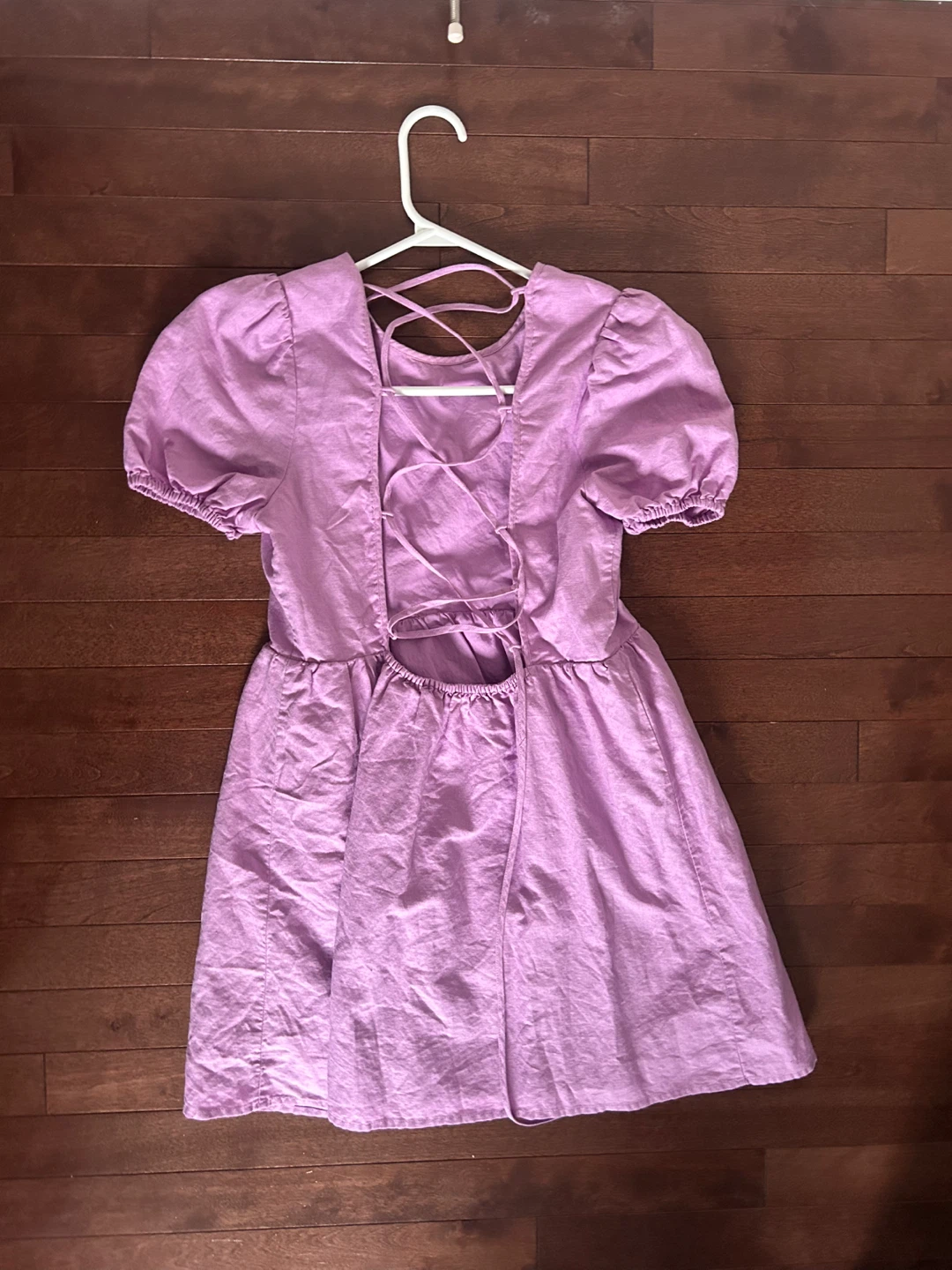 Sunday Best Lilac Puff Sleeve Dress XS and matching under shorts - photo 3