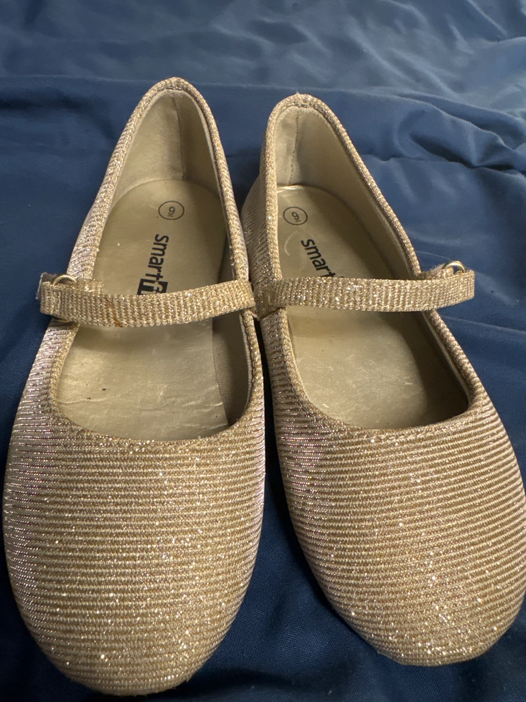 Smartfit Glitter Mary Jane Shoes - Size 9