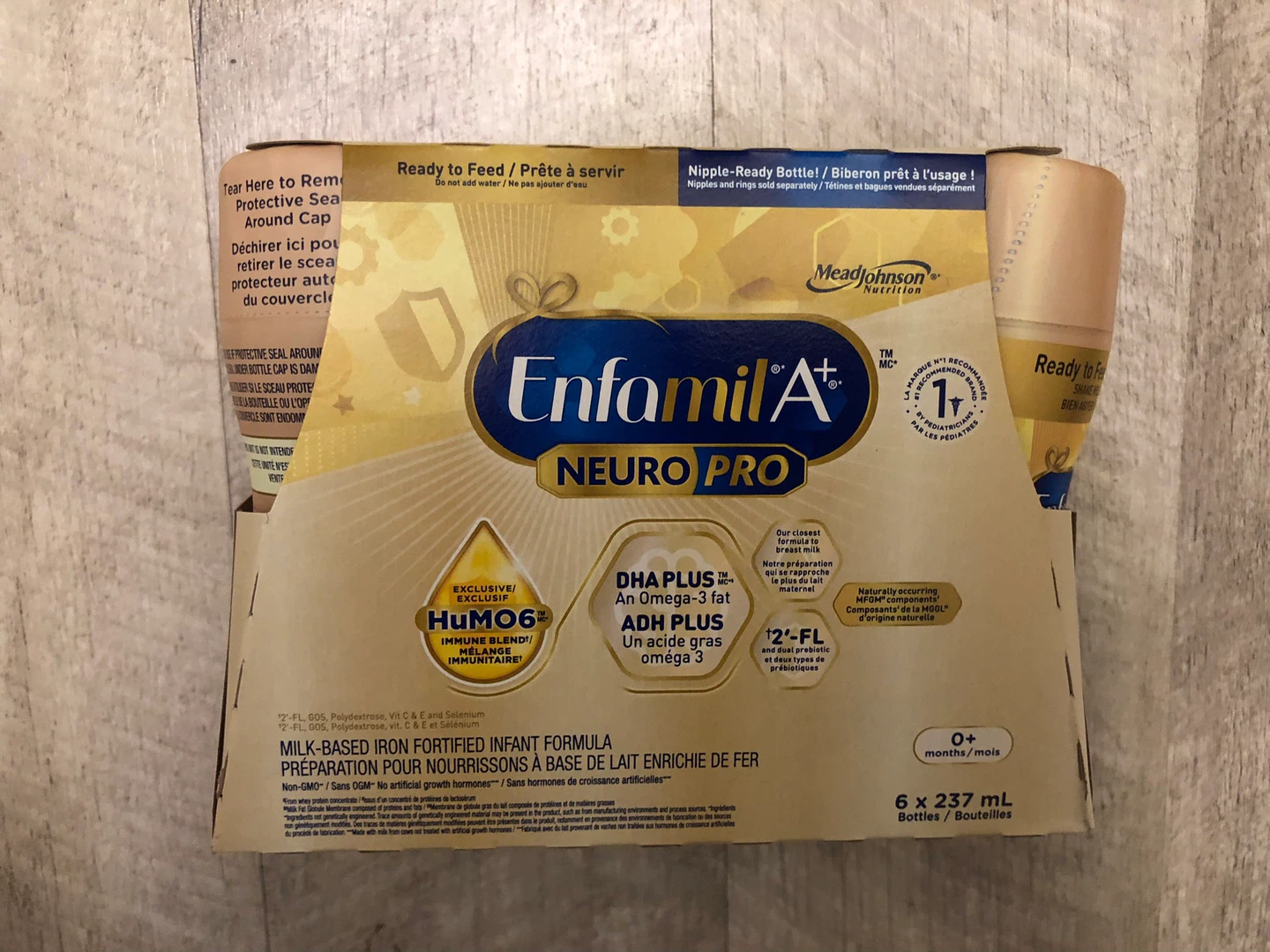 Enfamil Neuro Pro Infant Formula Bottles - 6 x 237 ml