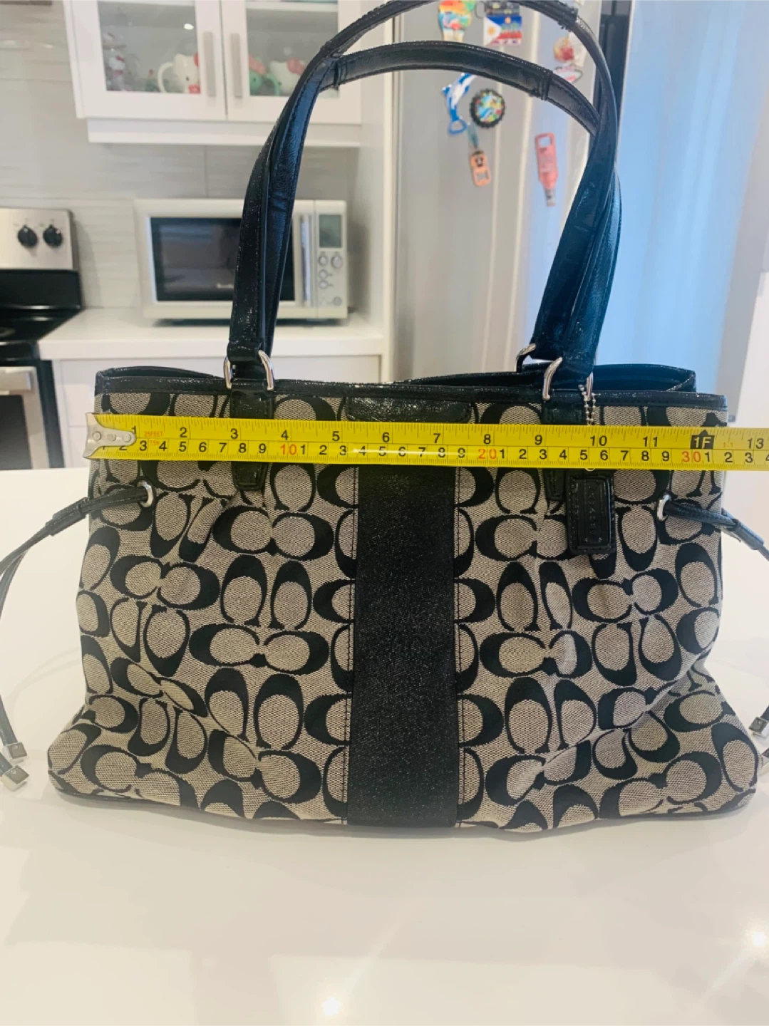 🔥 New Coach Black Signature Carryall Tote Bag Price Firm 🔥 - photo 4