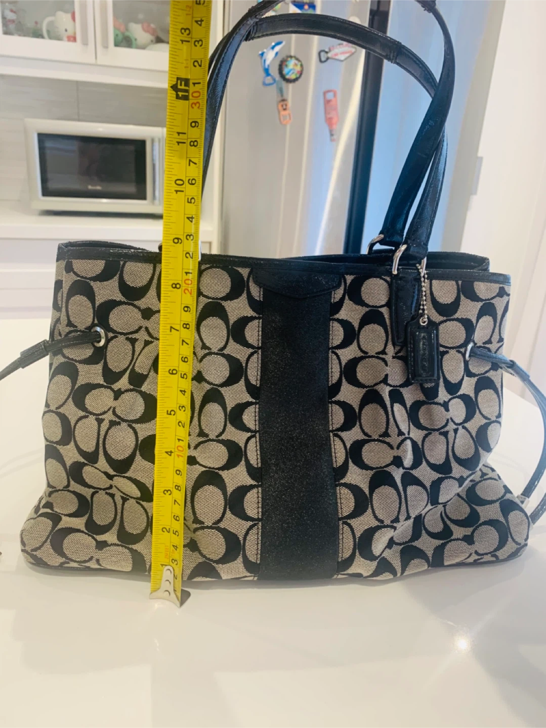 🔥 New Coach Black Signature Carryall Tote Bag Price Firm 🔥 - photo 3