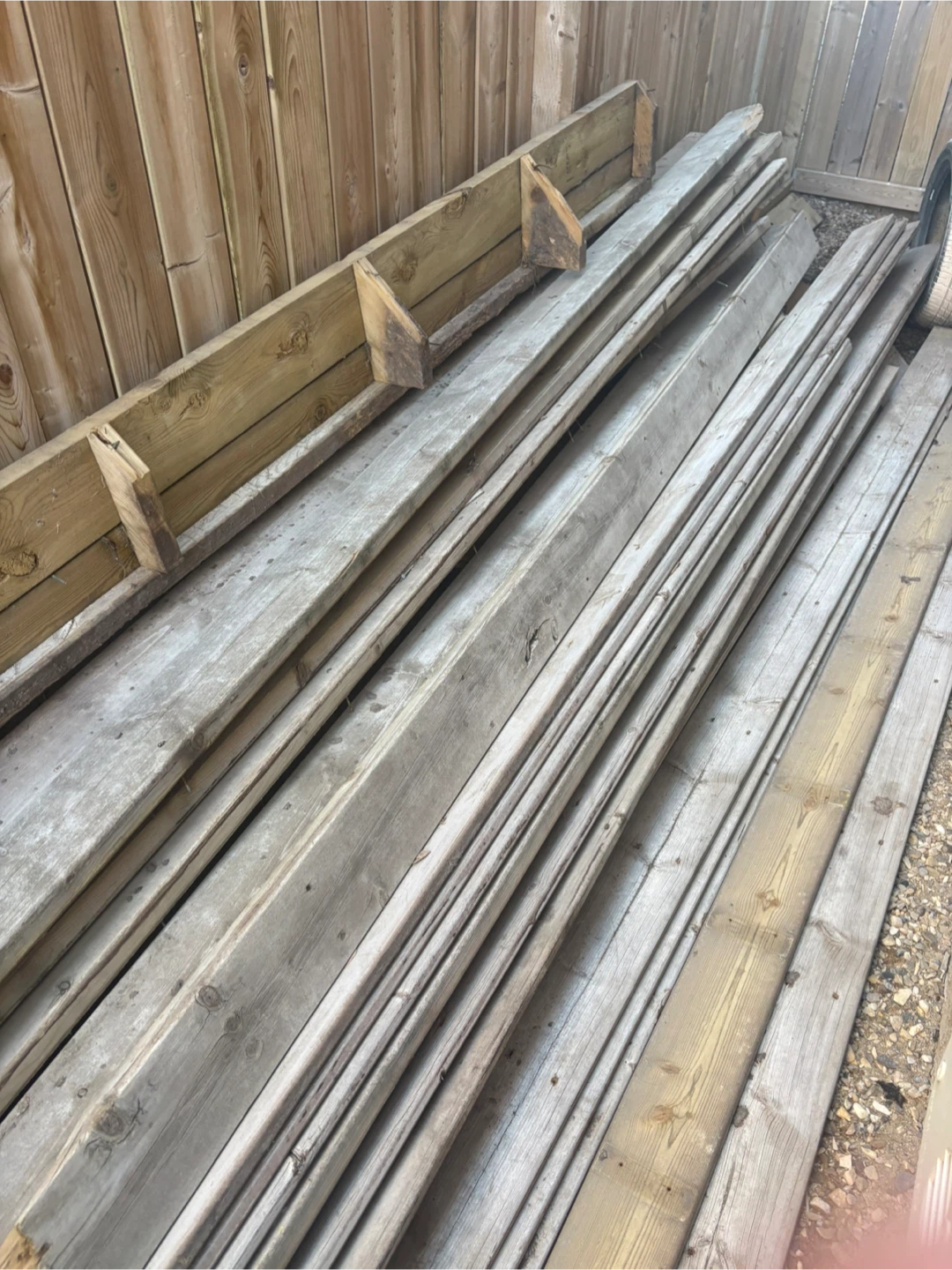Assorted Wood Planks and Lumber