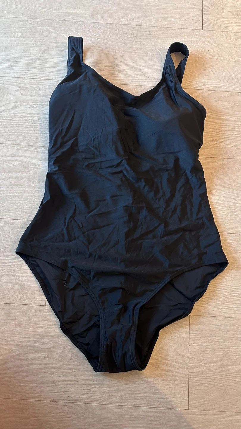 Black One-Piece Swimsuit -Size XL - New