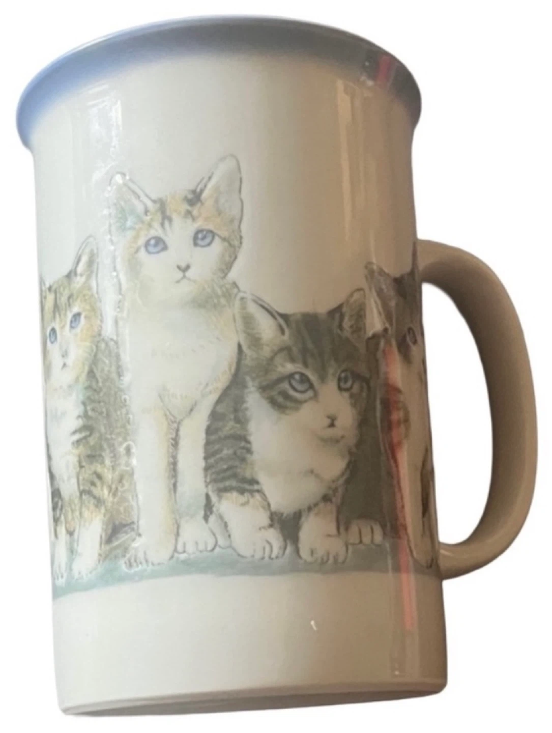 Otagiri Ceramic Cat Mug — Hand‑Painted Illustrated Cat Design