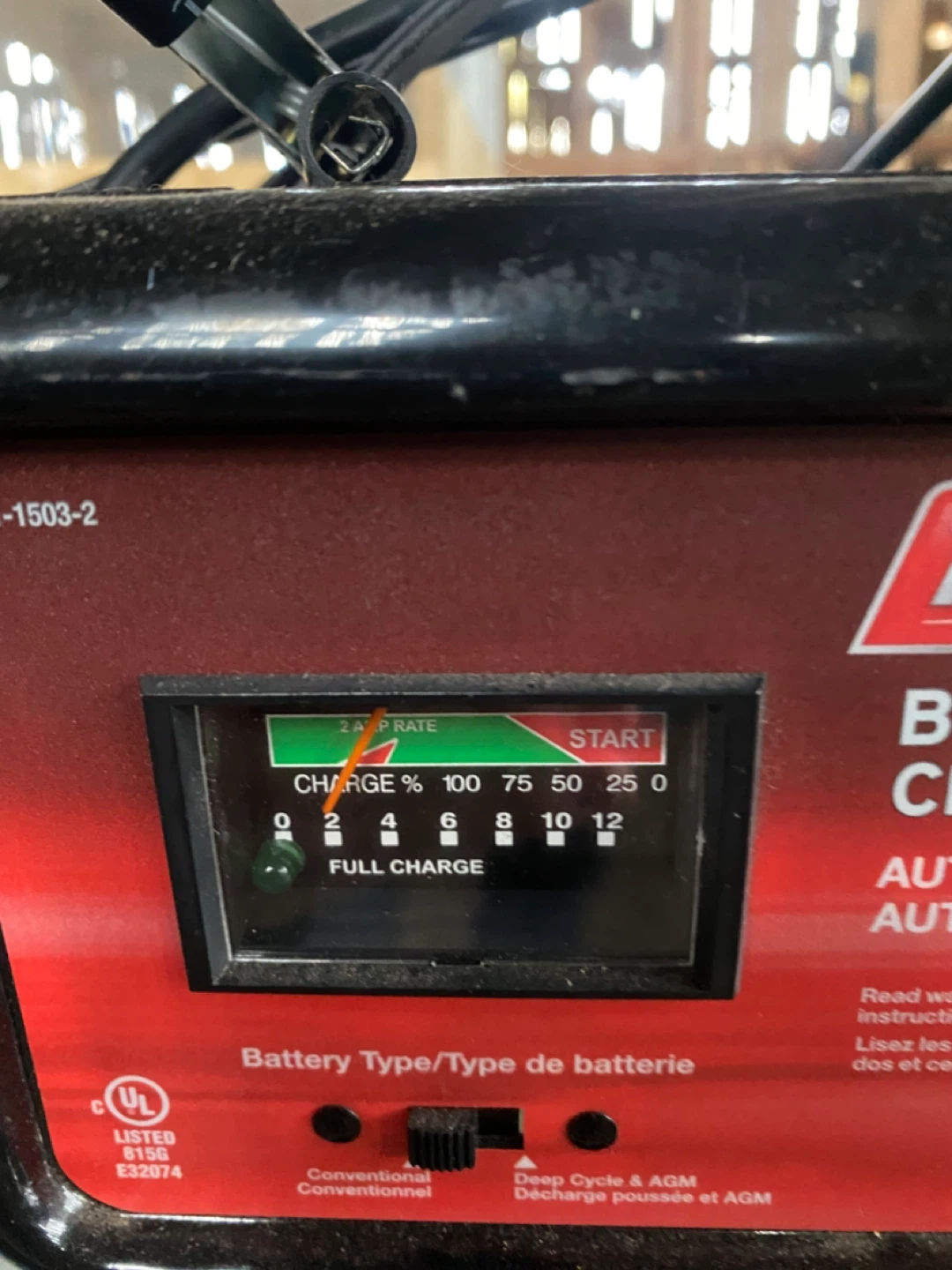 MotoMaster 10A Automatic Battery Charger - photo 2