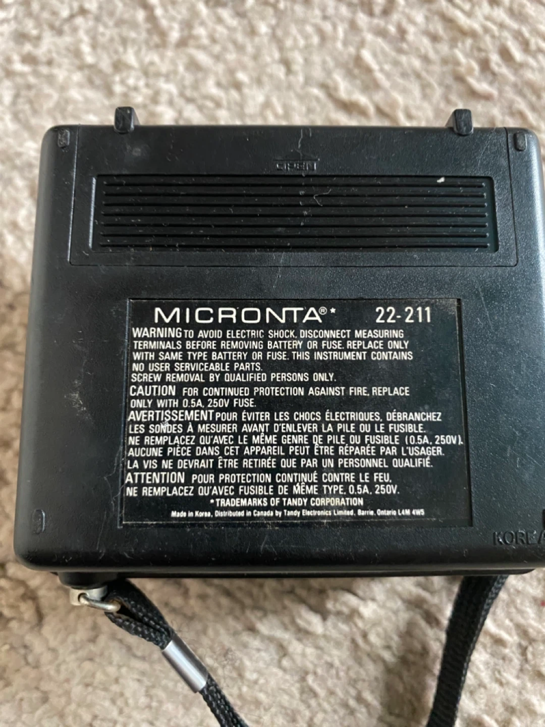 Micronta 22-211 Multimeter - photo 4