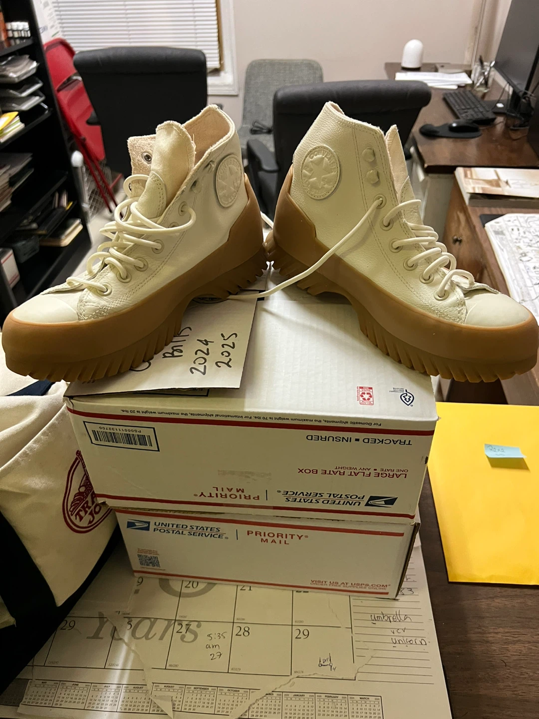 Converse Chuck Taylor All Star lugged high top sneakers