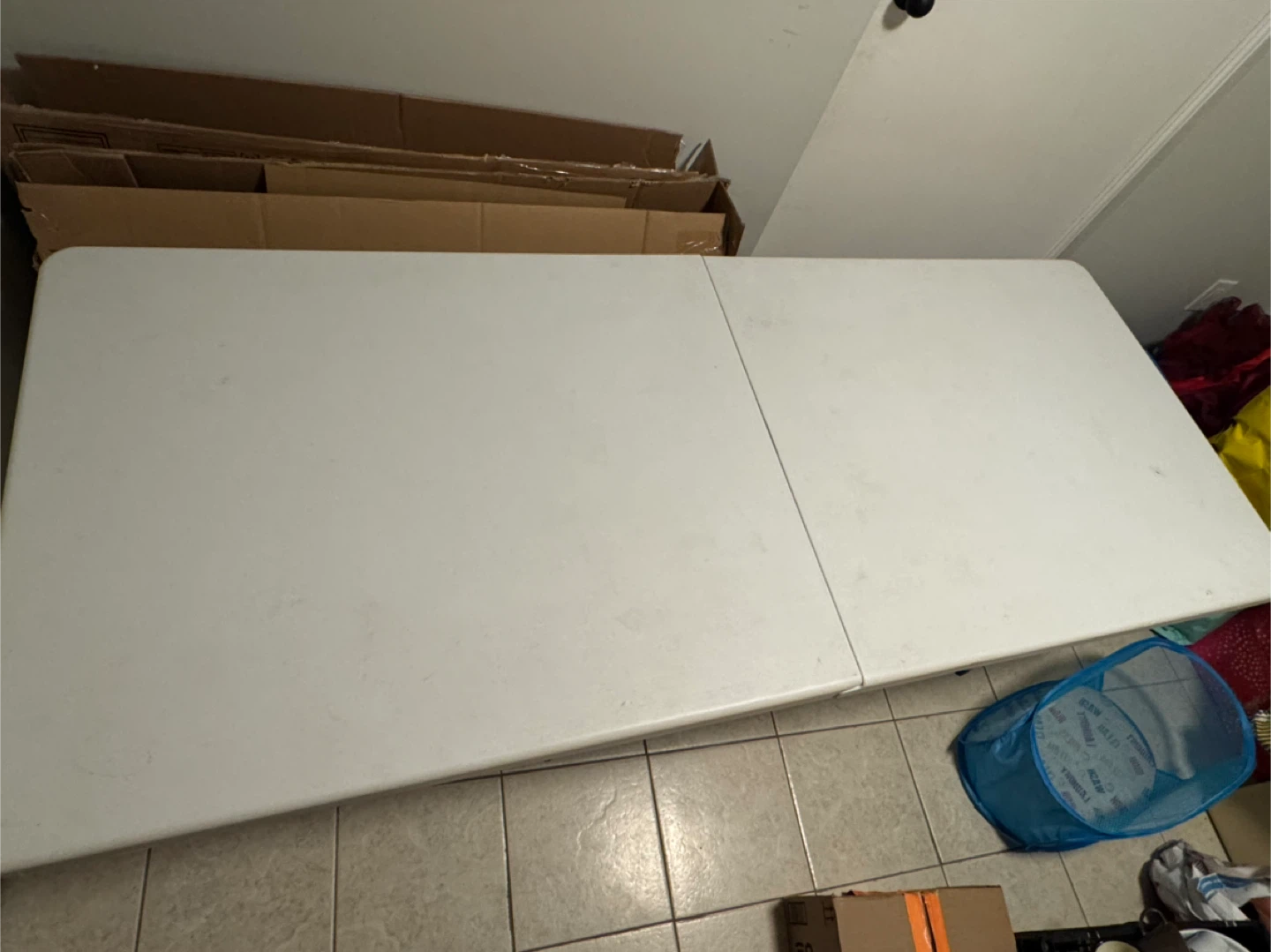 Folding Table - White - photo 3