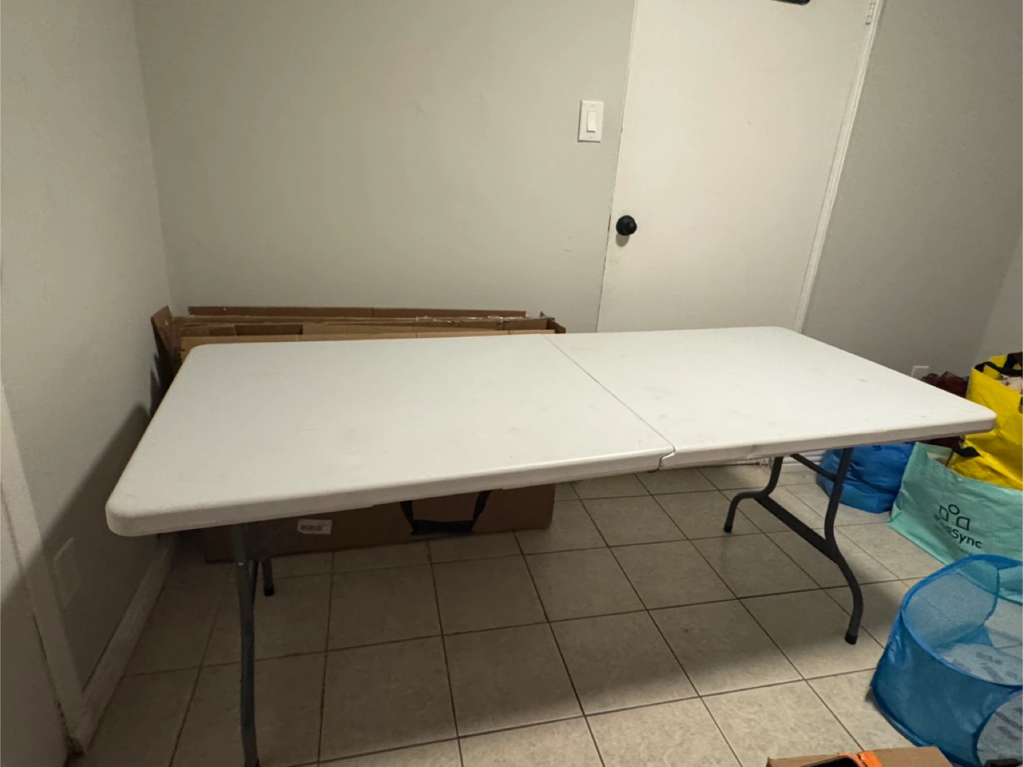 Folding Table - White - photo 4