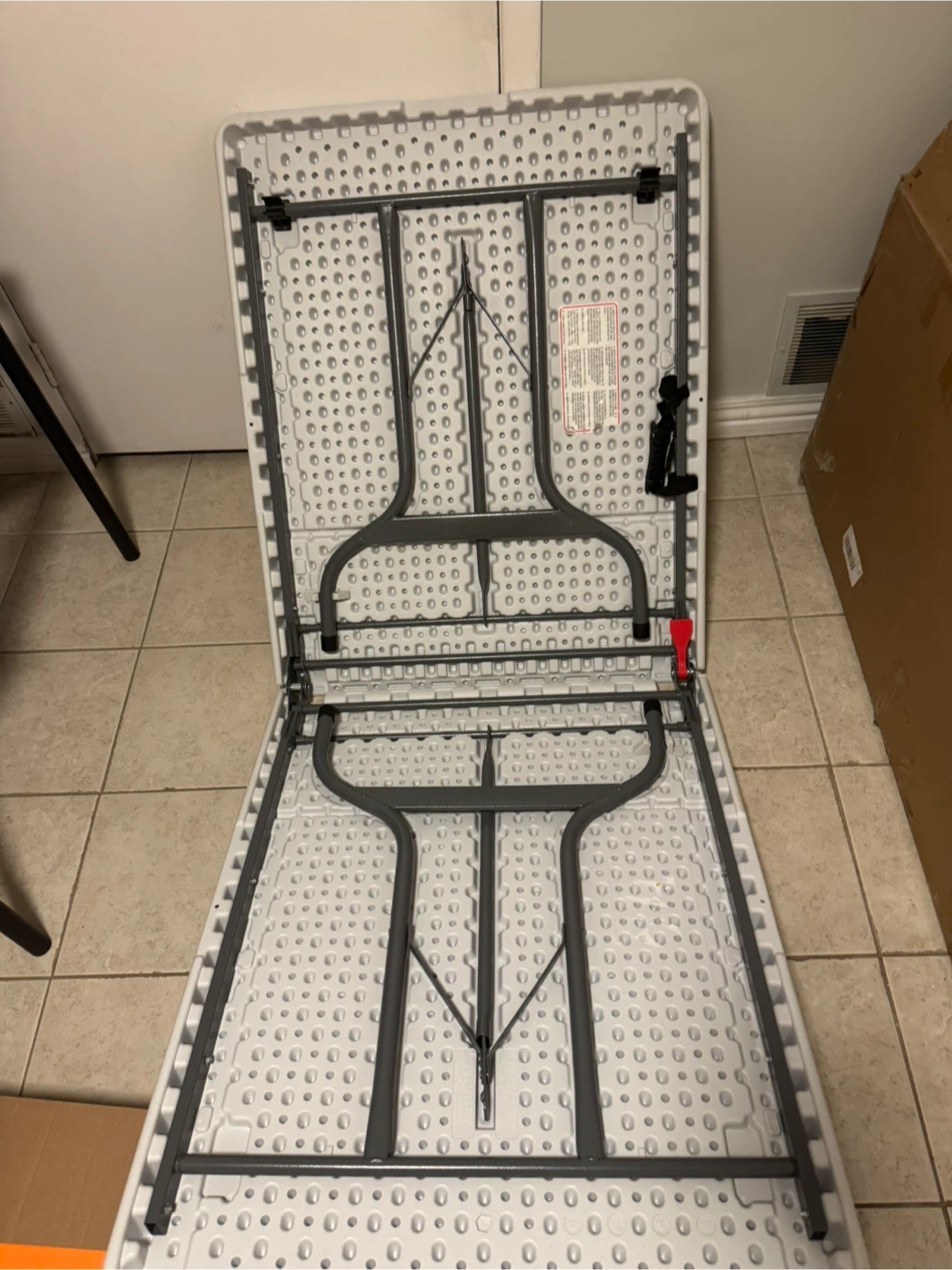 Folding Table - White - photo 2