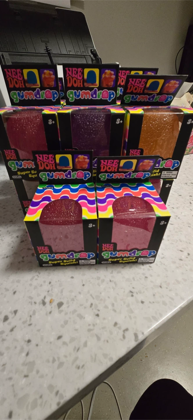 Nee Doh Gumdrop Super Solid Squish Toys