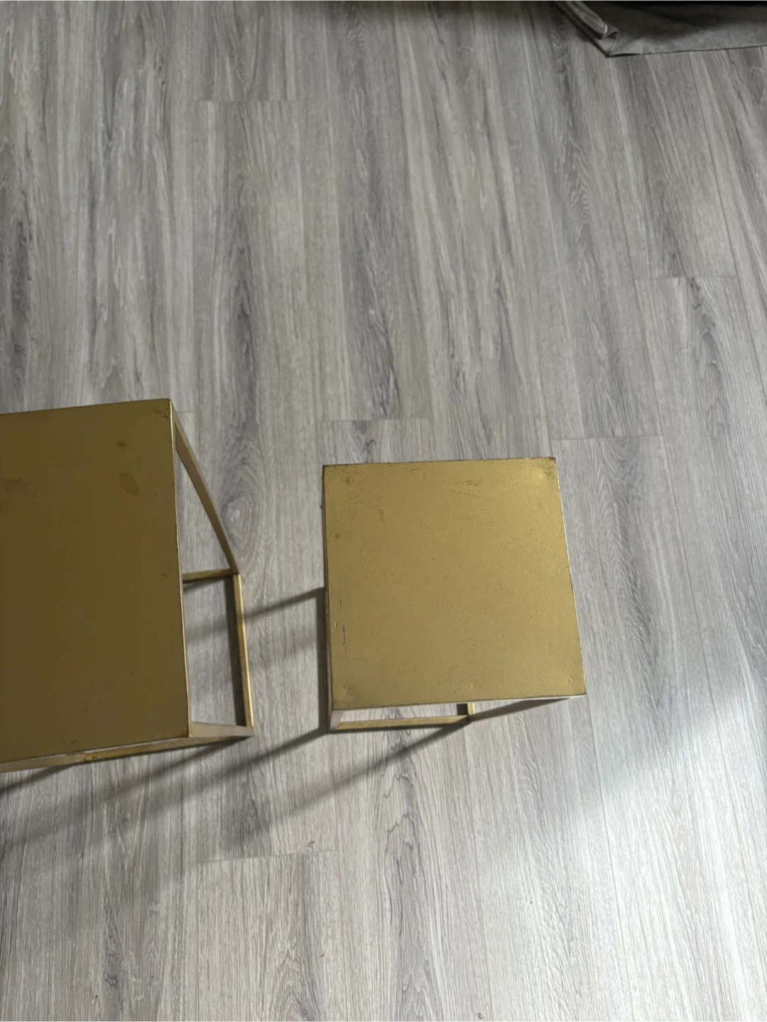 Gold metal stands set of 3 for outdoor - photo 4