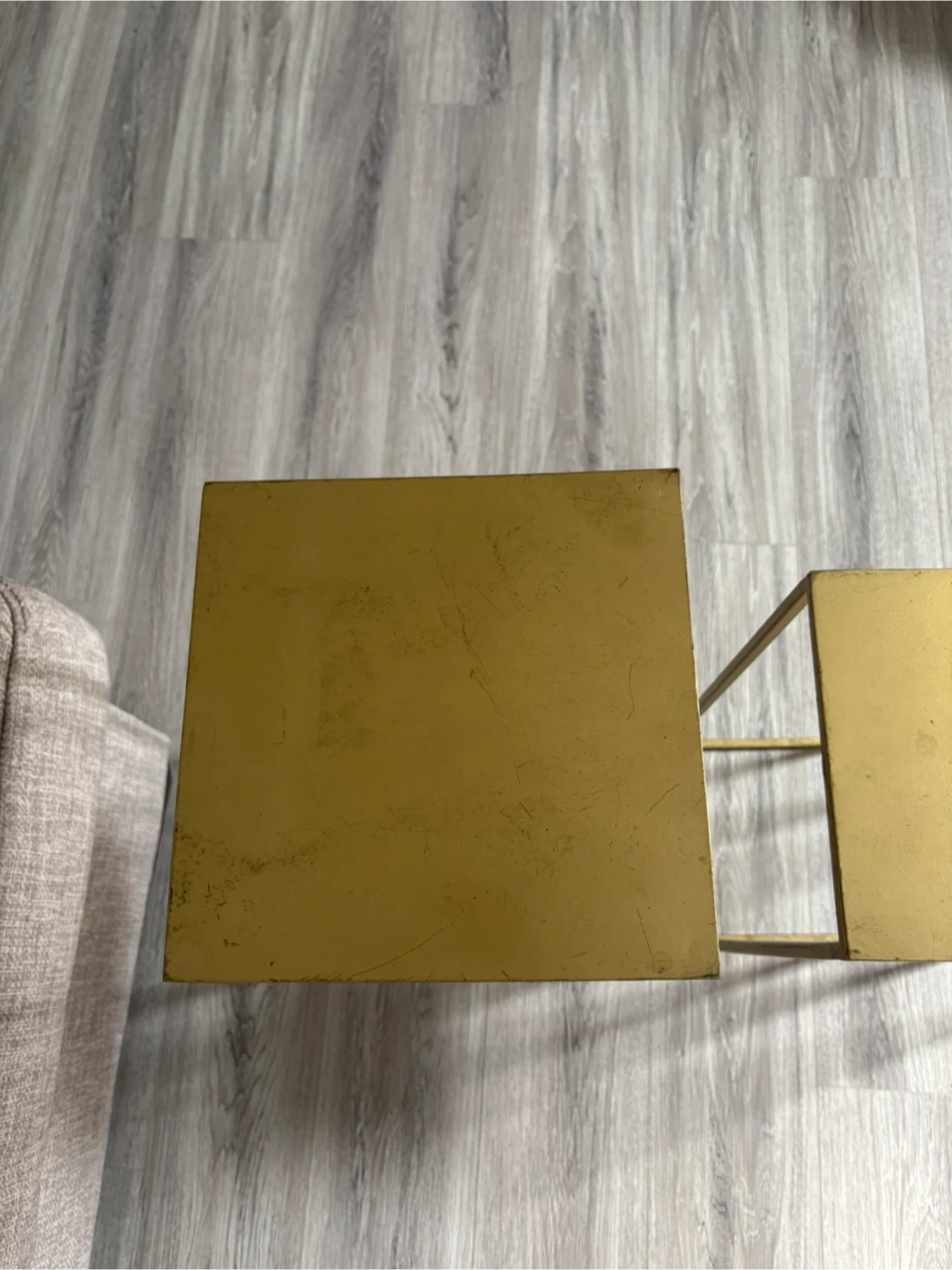 Gold metal stands set of 3 for outdoor - photo 2