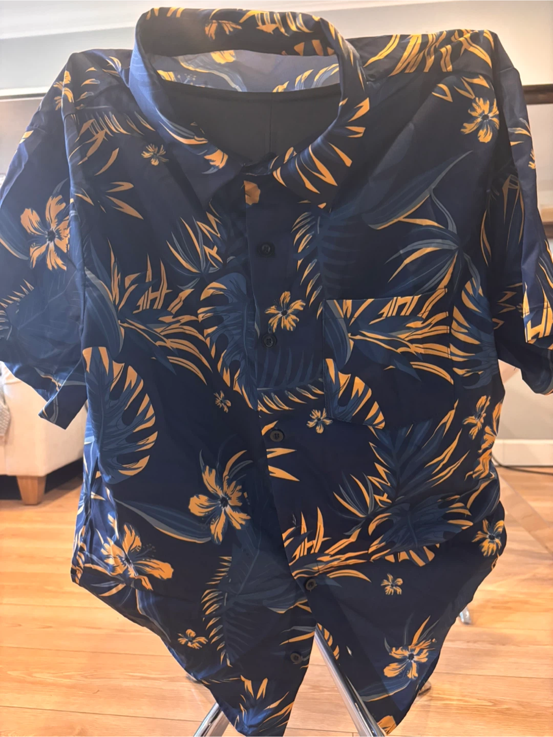 Men's Hawaiian Shirt & Shorts Set